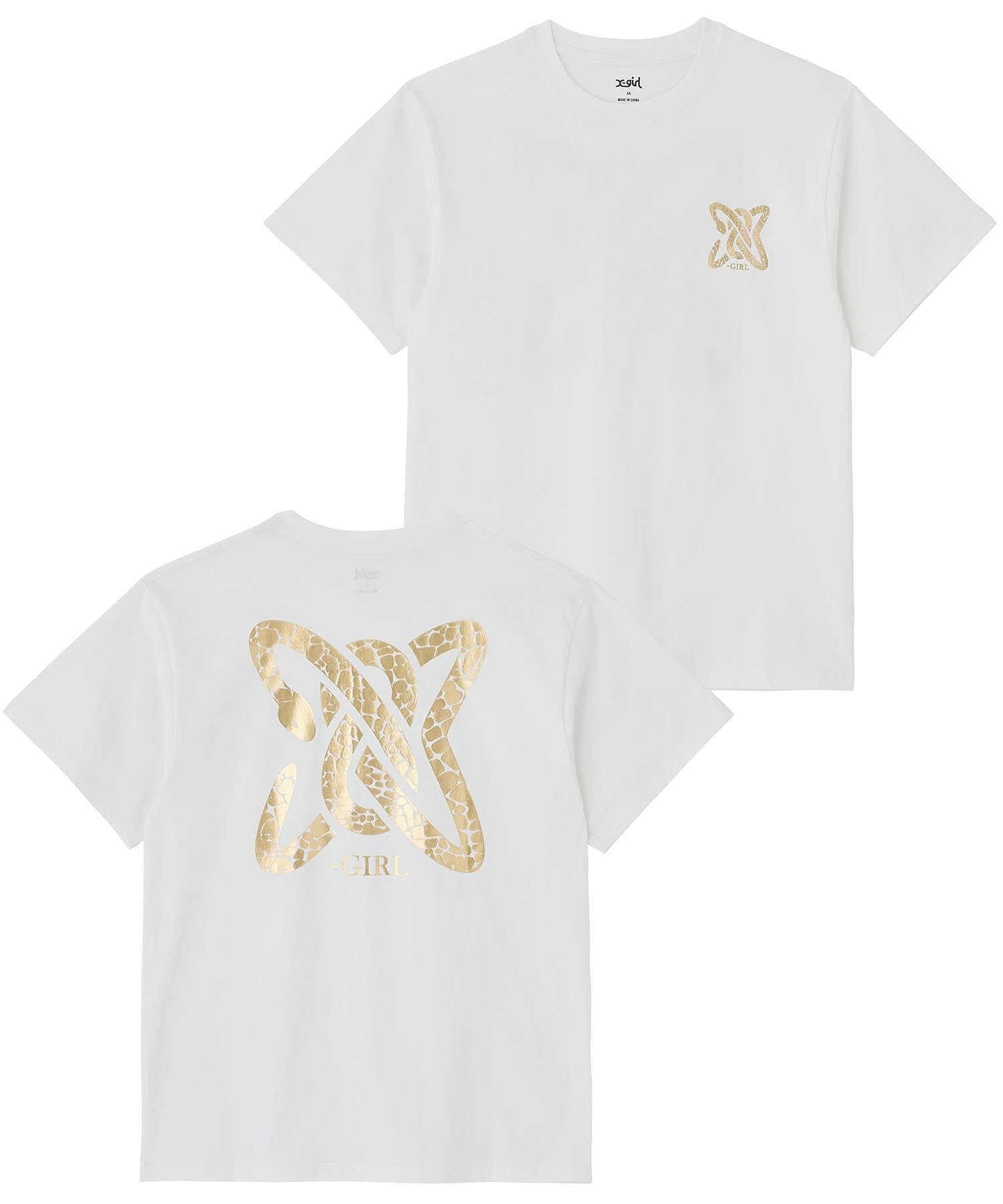 SNAKE LOGO S/S TEE X-girl