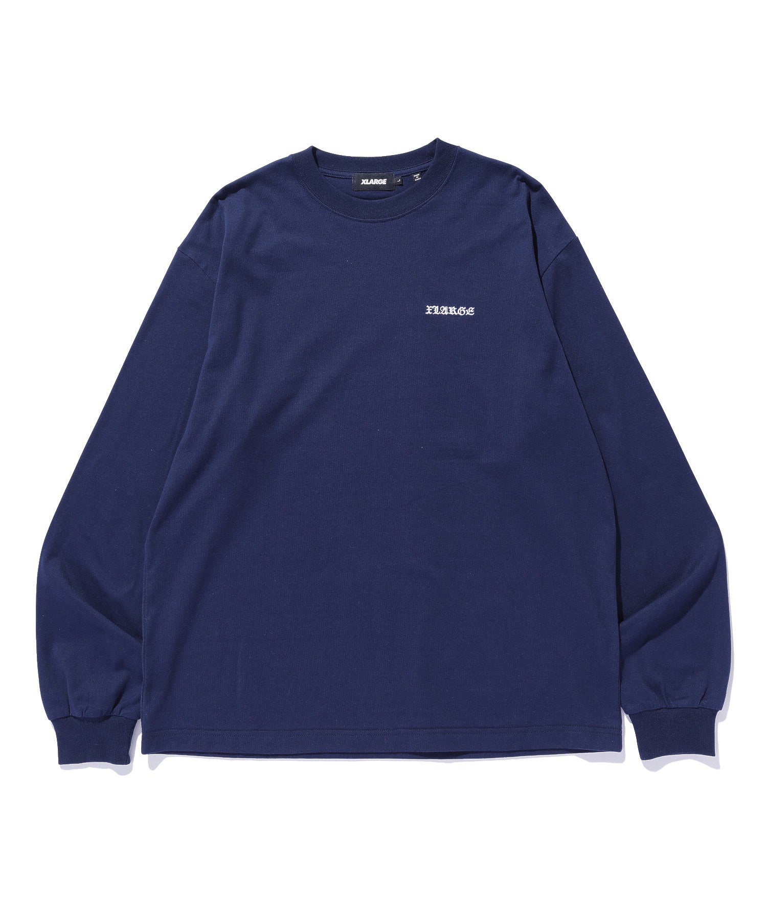 EMBROIDERED OLD ENGLISH L/S TEE