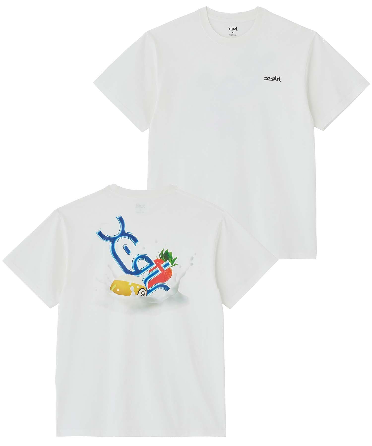 MILK CROWN SPLASH S/S TEE X-girl