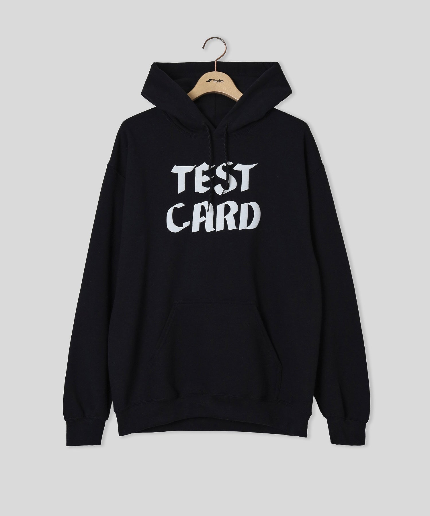 LOOSEJOINTS/ルーズジョインツ/TEST CARD HOODIE LF26FH001TG BLK