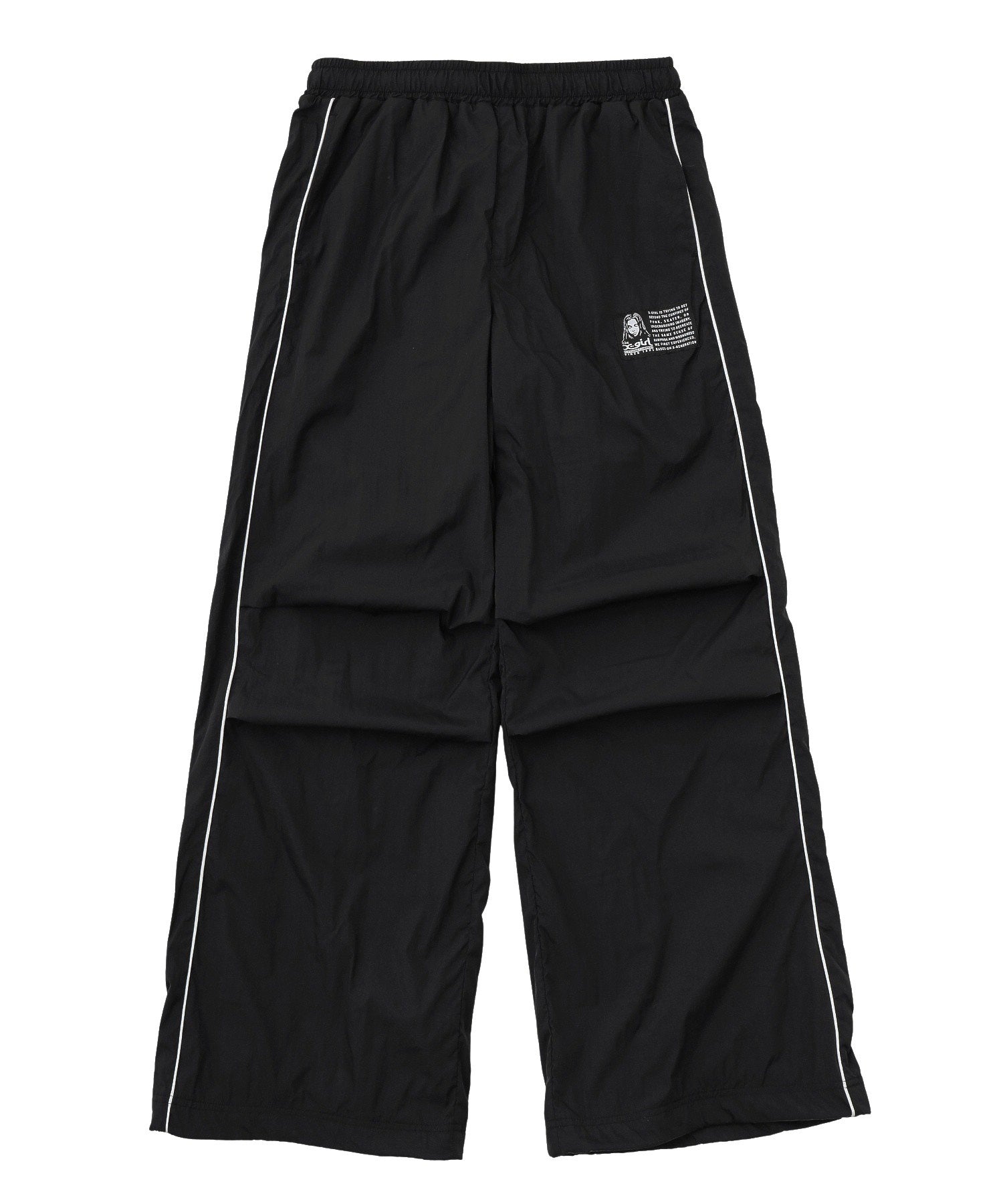 FACE LABEL TRACK PANTS