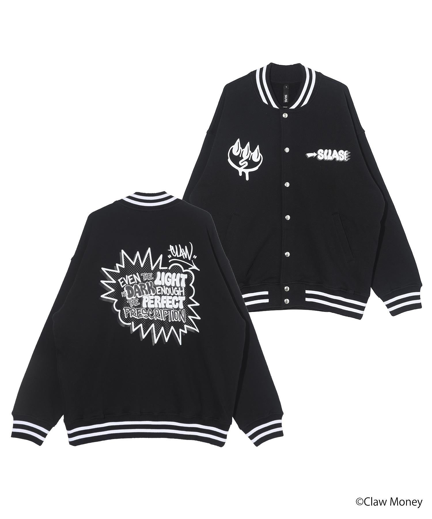 SILASxCLAW MONEY VARSITY JACKET