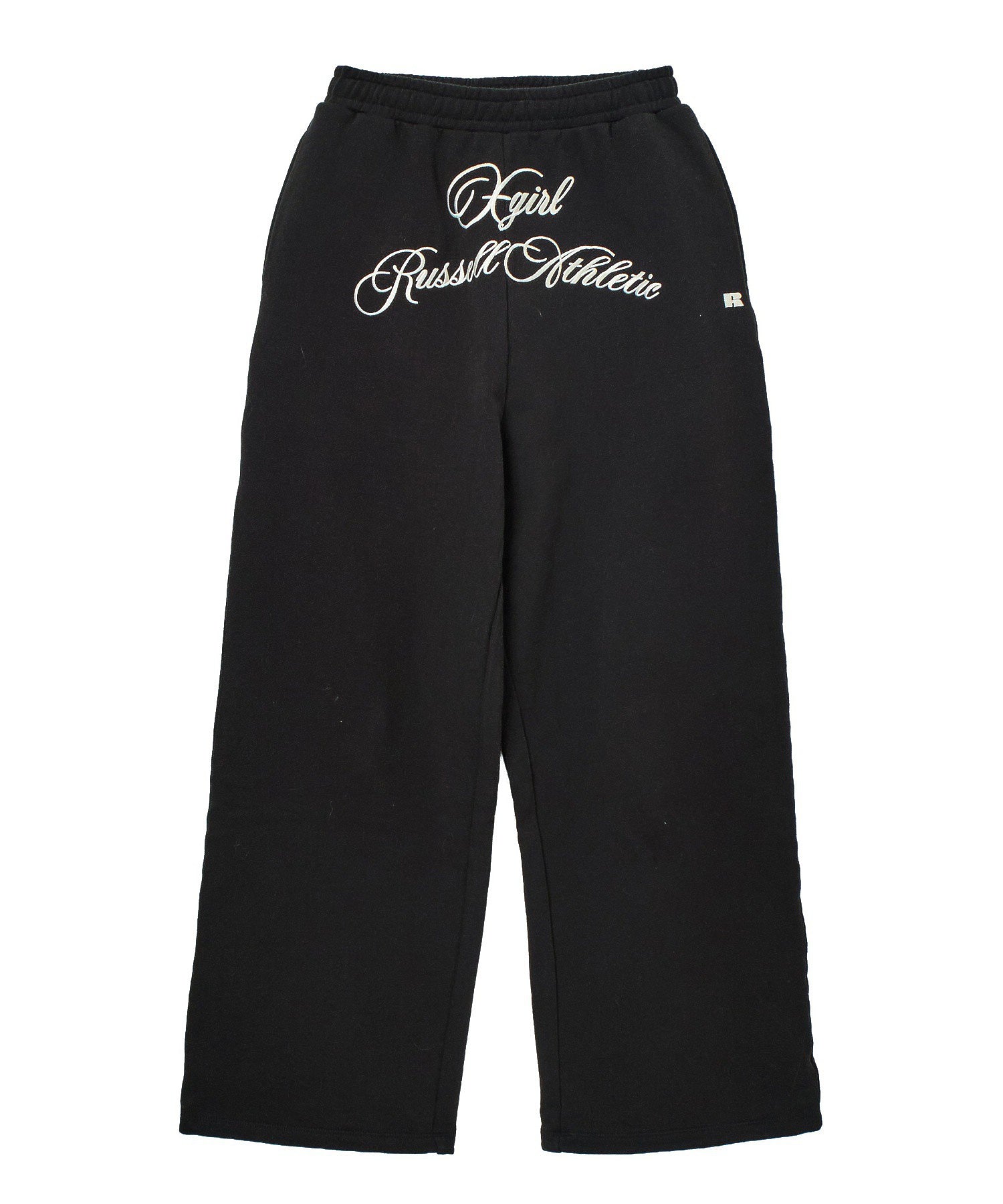 X-girl × Russell SCRIPT LOGO SWEATPANTS