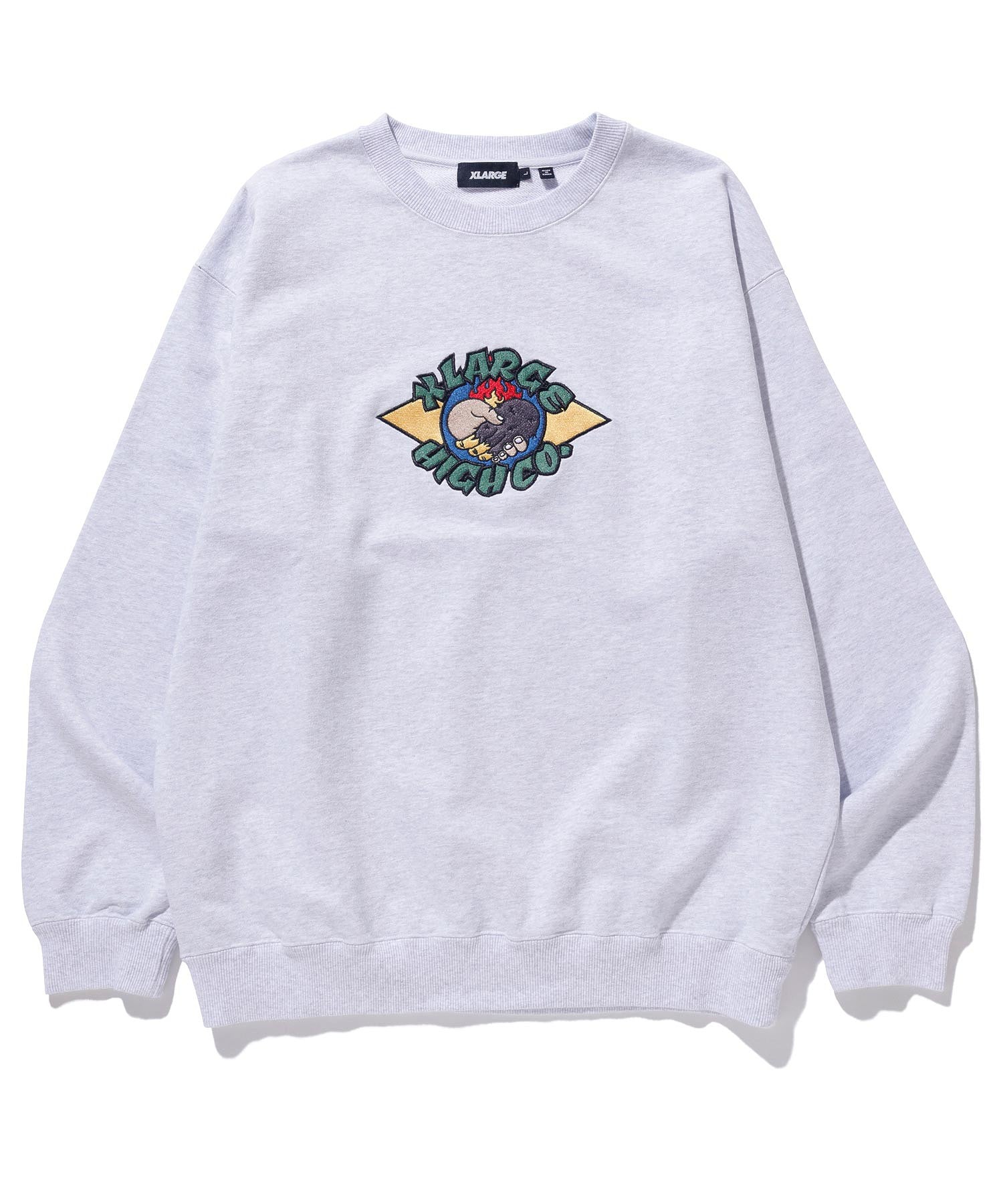 XLARGE × HIGH COMPANY FLAG CREWNECK SWEAT