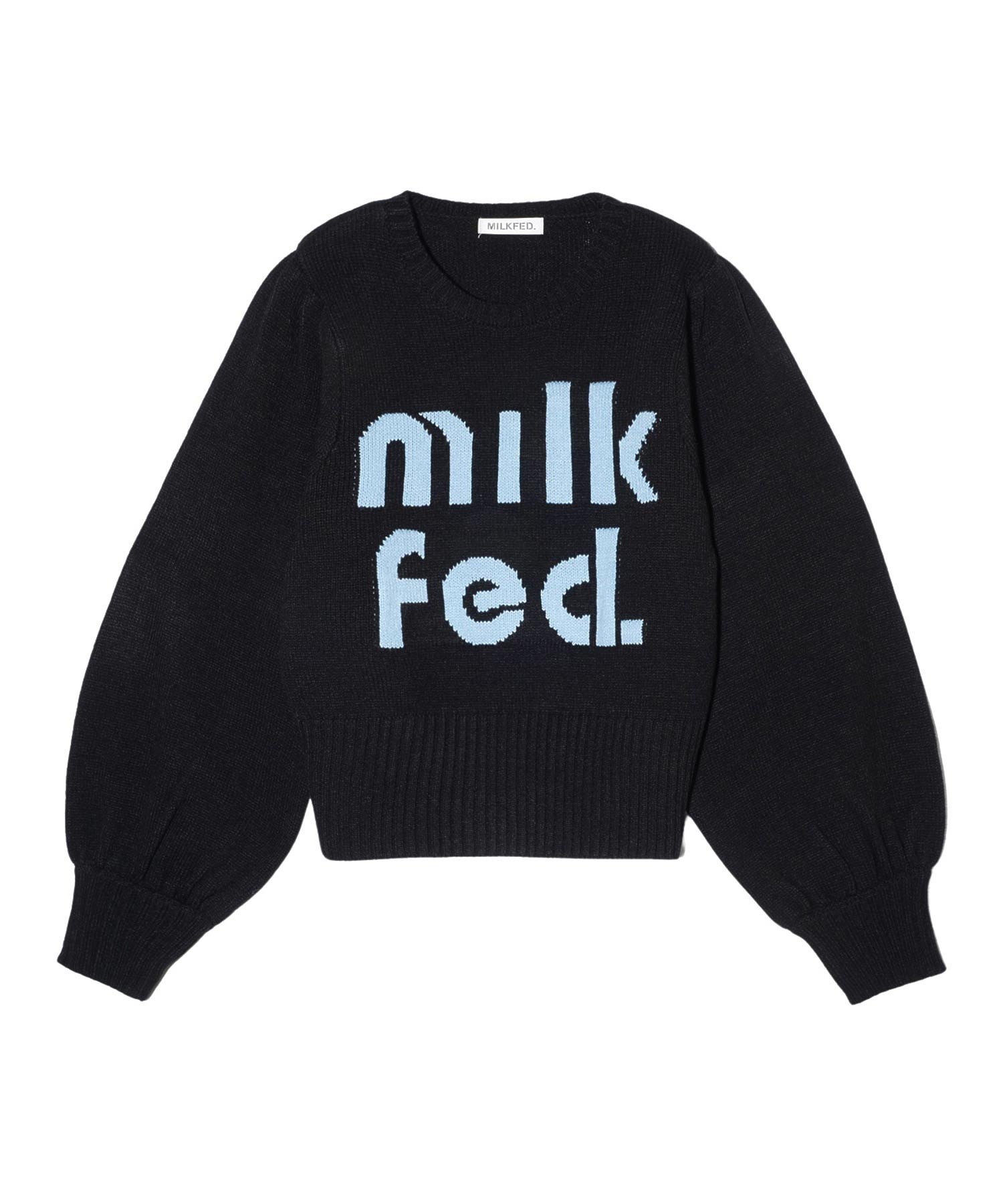 MILKFED LOGO KNIT TOP