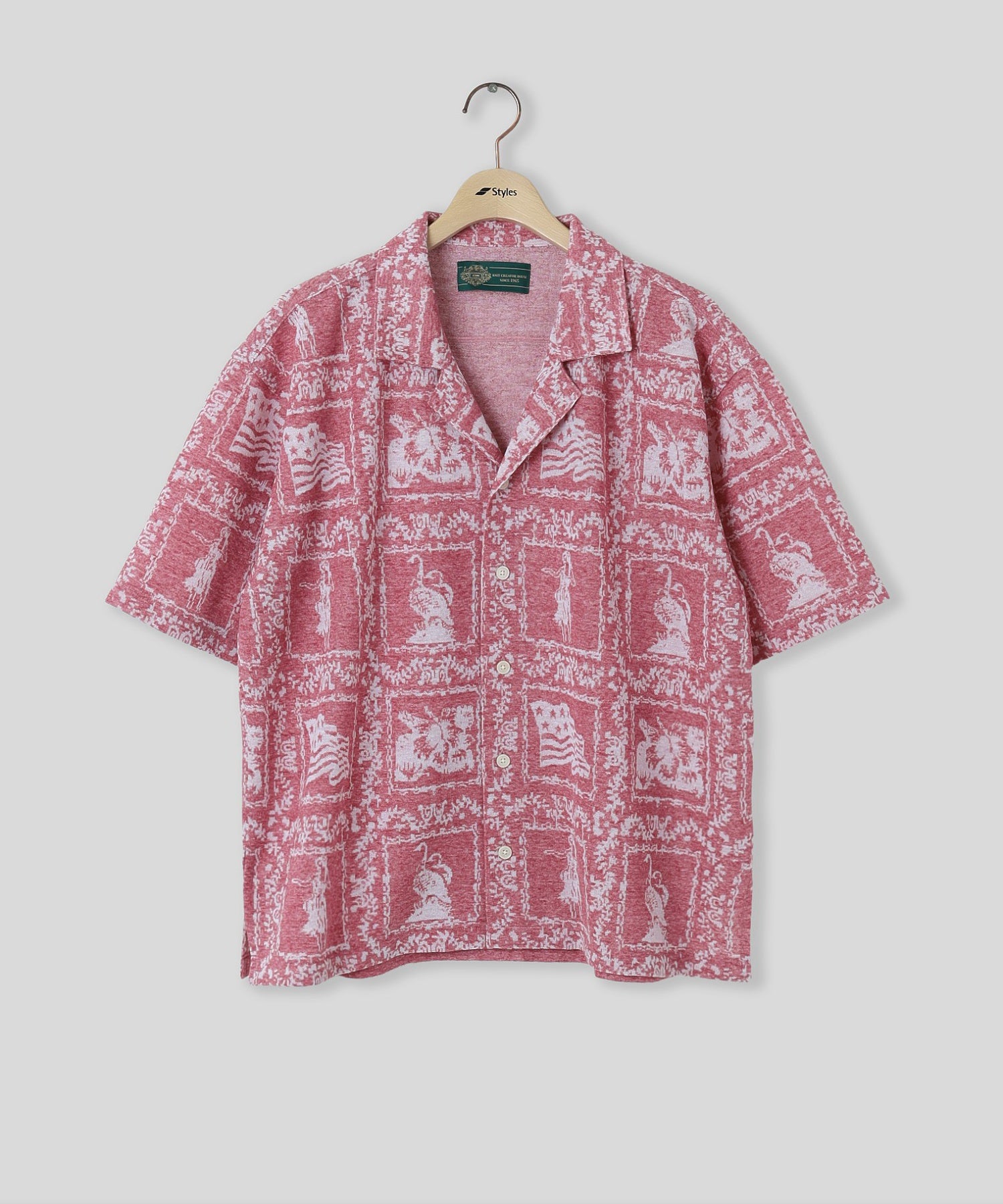 gimcontext/ジム コンテキスト/Aloha Open Collar Knit Shirt 26105310