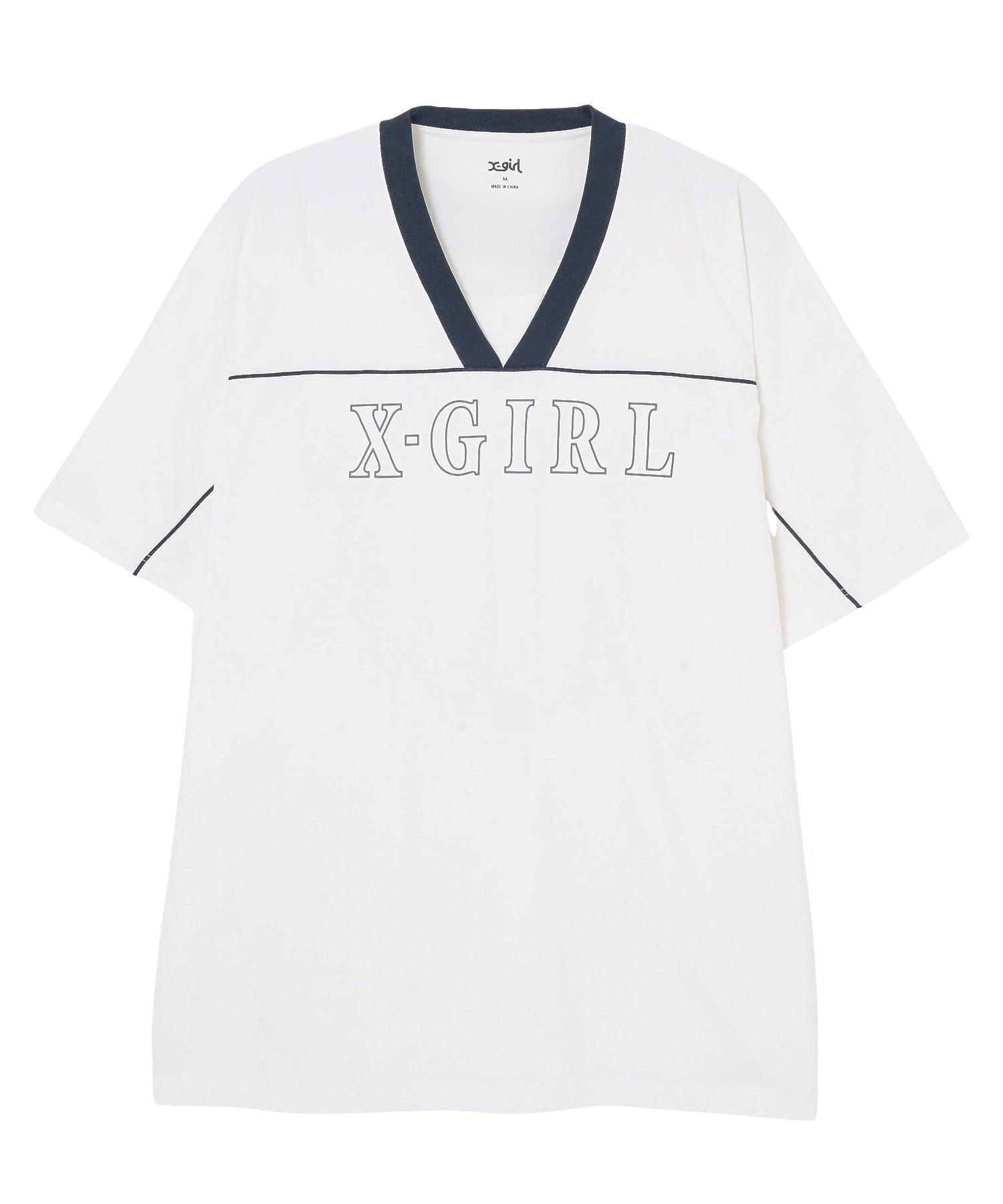 V-NECK BIG TEE DRESS X-girl