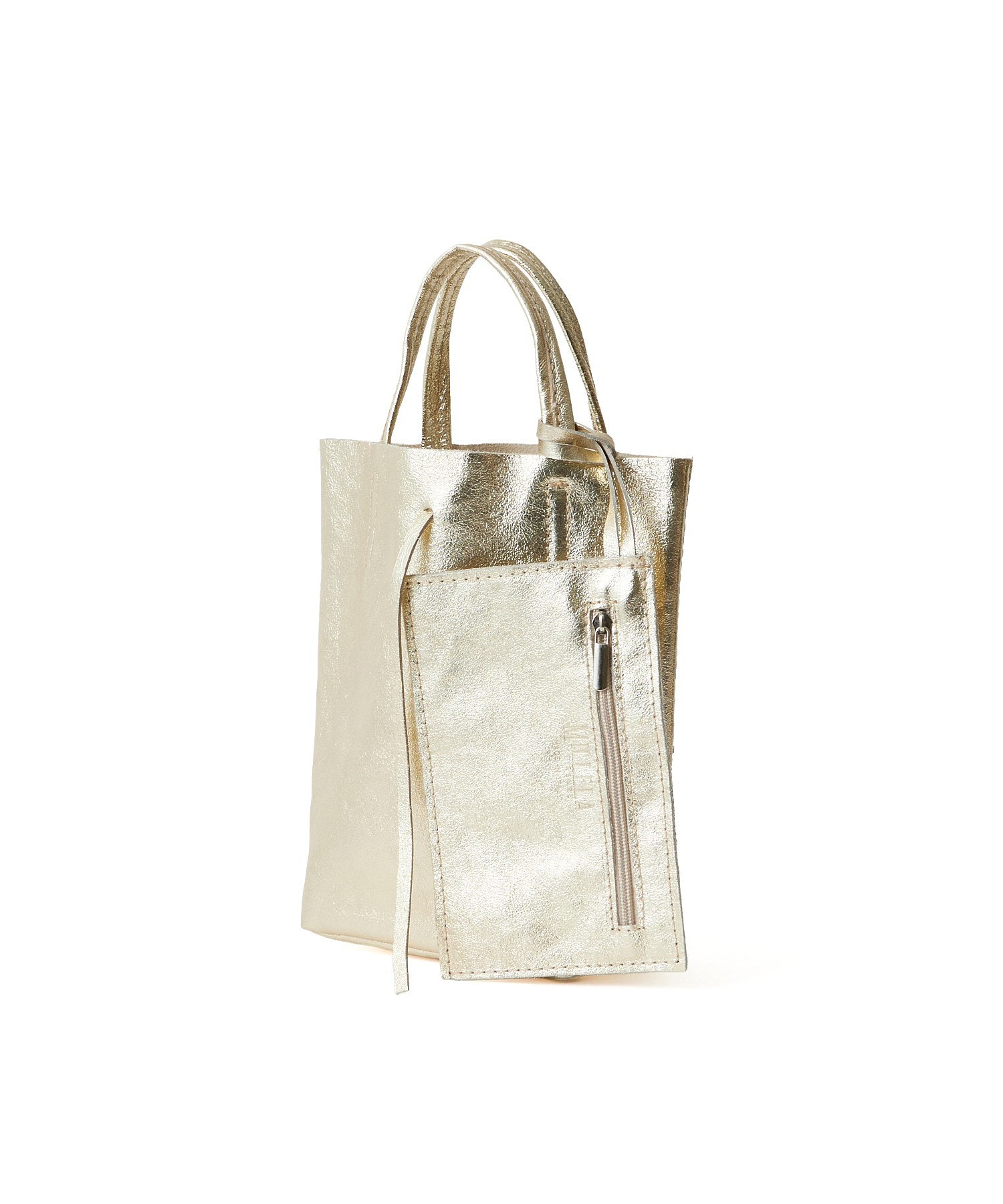 MILLELA FIRENZE /METALIC MINI TOTE BAG