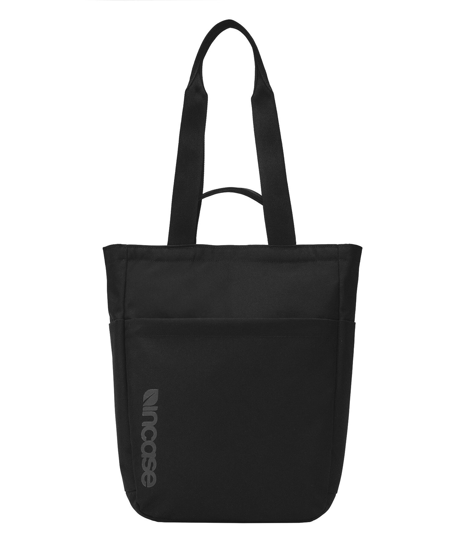 Grid 2-Way Tote Bag - Black
