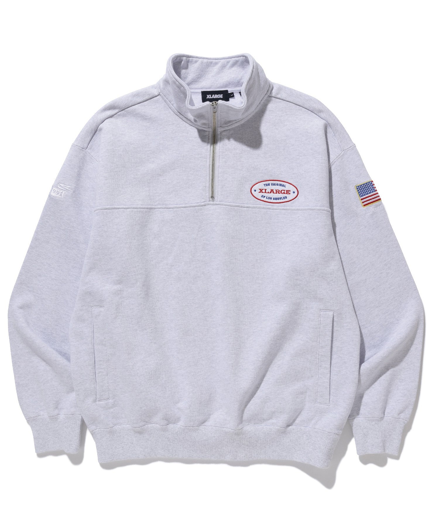 CLASSIC OVAL LOGO HALF ZIP SWEAT