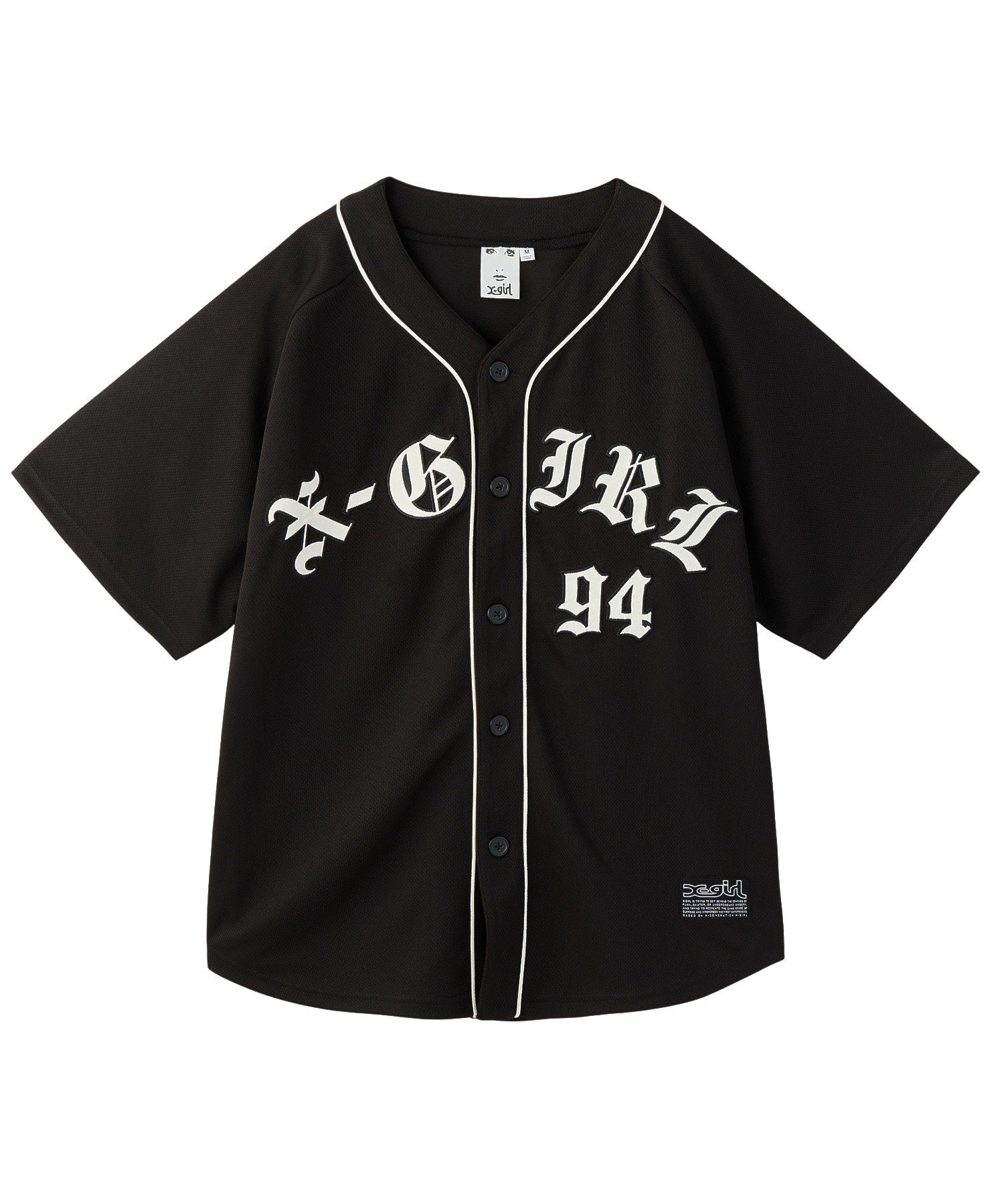 OLD ENGLISH LOGO BASEBALL SHIRT