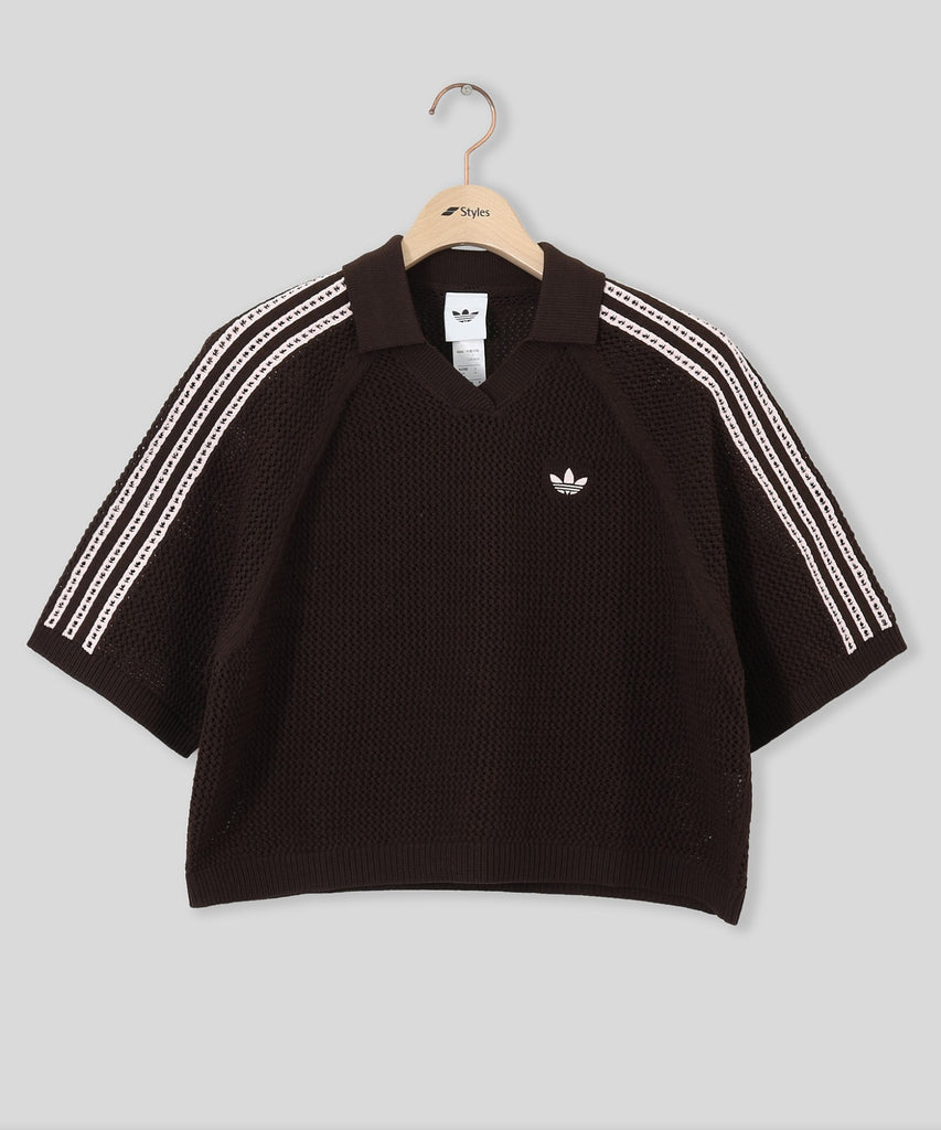 adidas/アディダス/W KNITTED CROCHET POLO CX746 – calif（カリフ