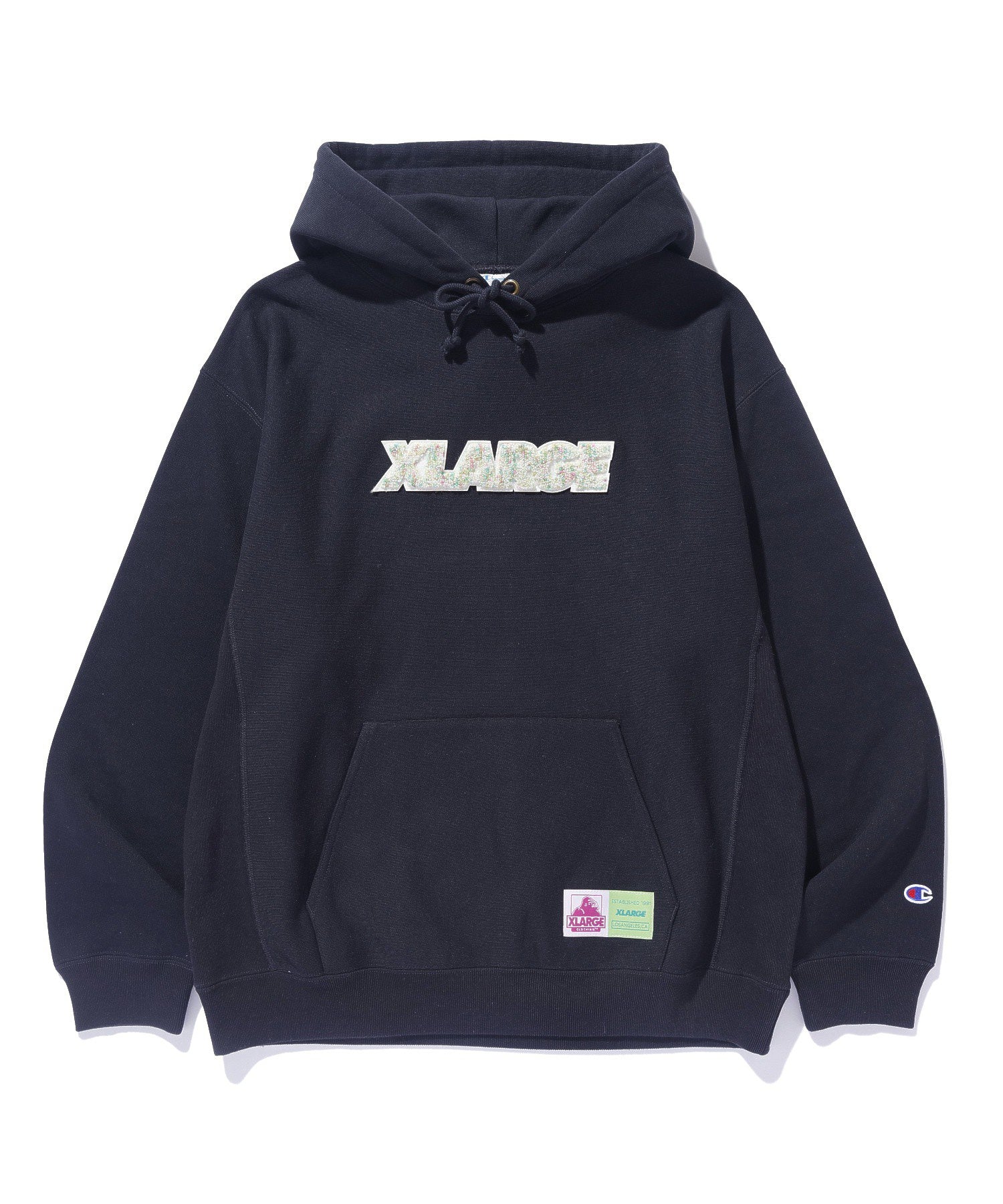 XLARGE×Champion REVERSE WEAVE PULLOVER HOODED SWEAT SHIRT