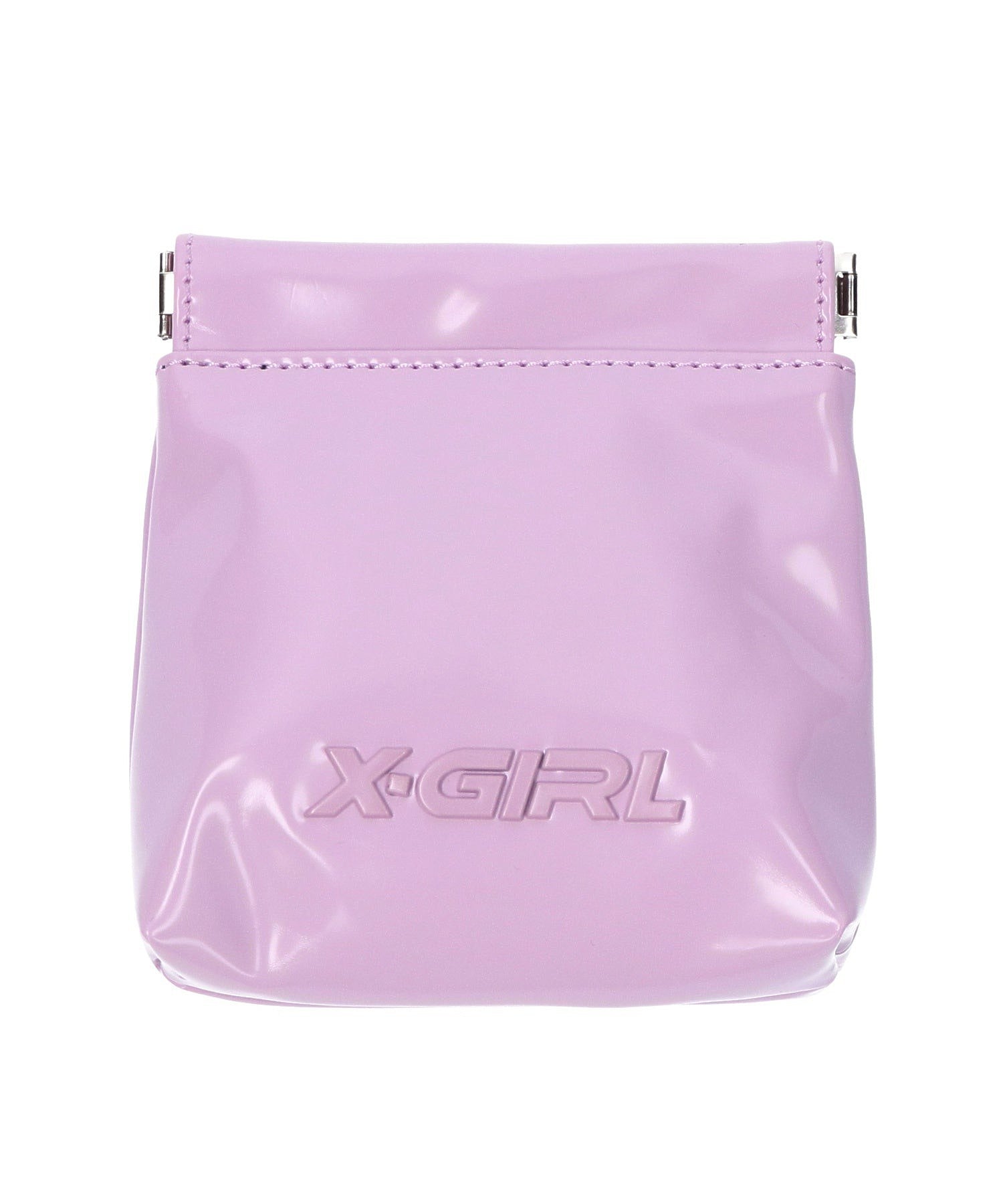FAUX LEATHER LOGO POUCH X-girl