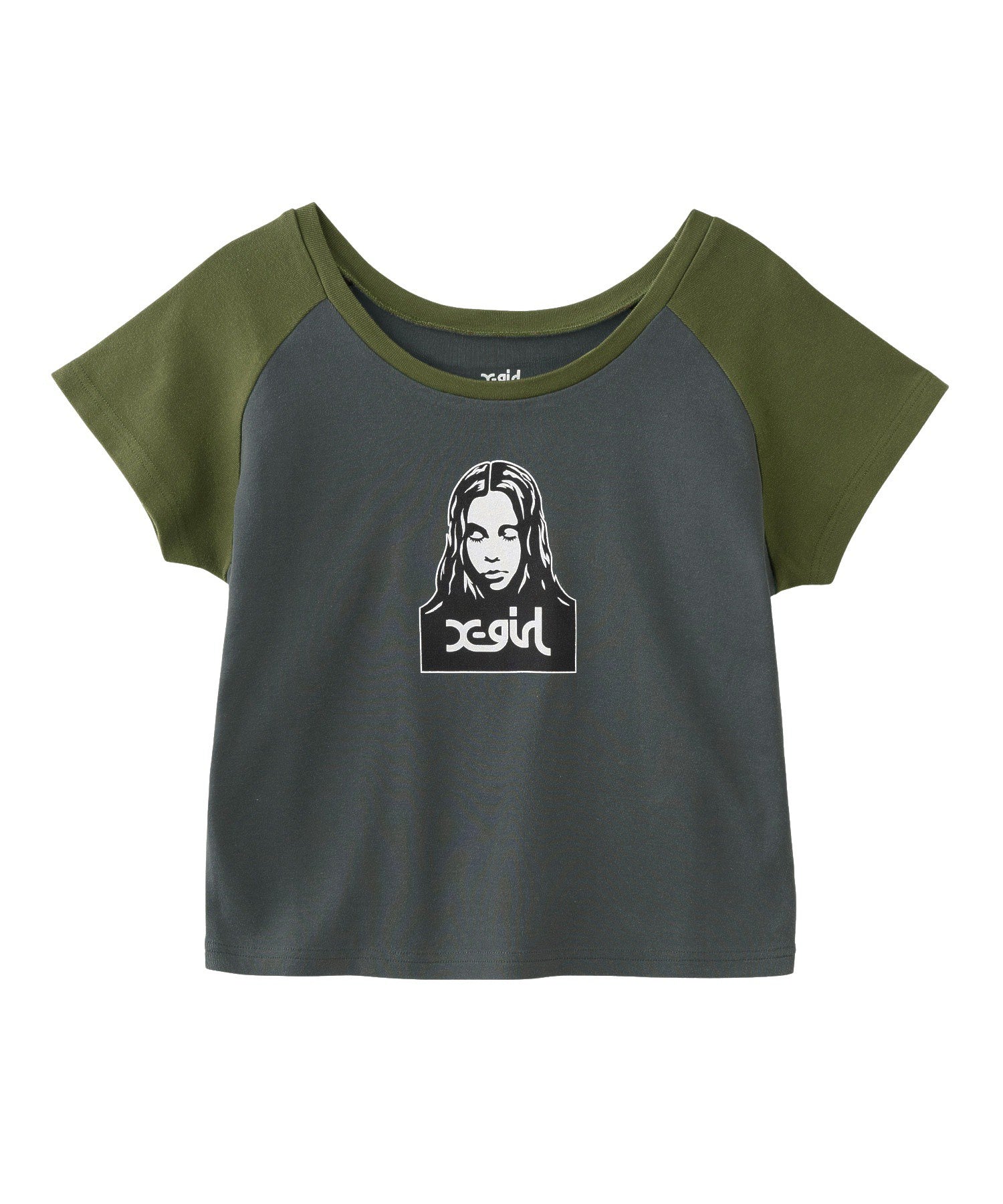 FACE RAGLAN S/S BABY TEE