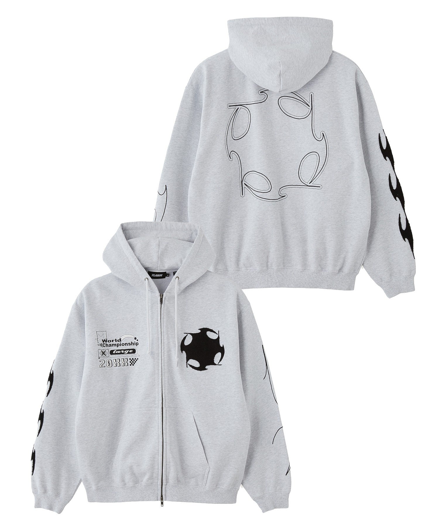 CHAMPIONS W ZIP HOODED SWEATSHIRT