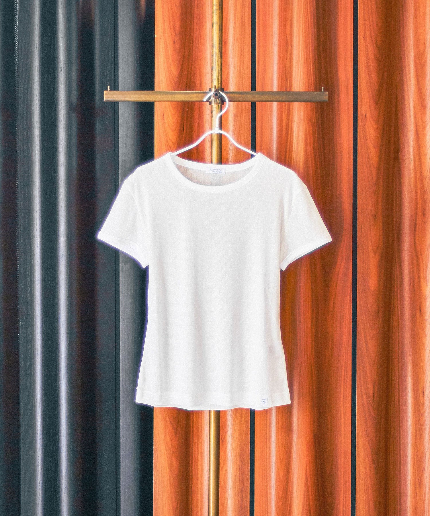 PISCESS/COTTON MESH SLIM FIT T-SHIRT