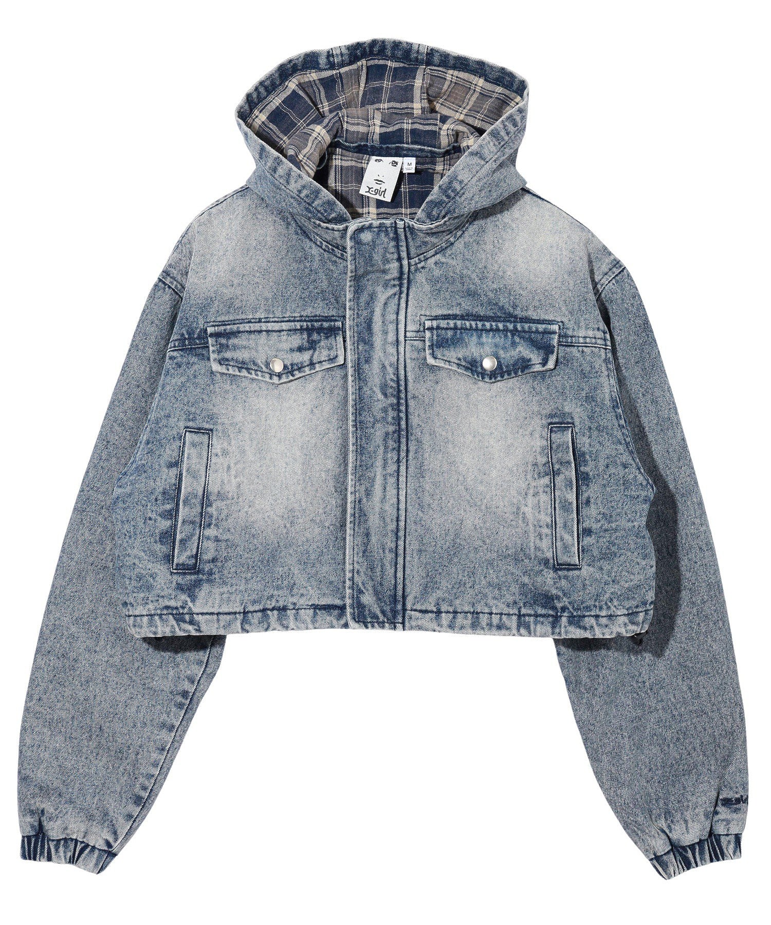 HOODED DENIM JACKET