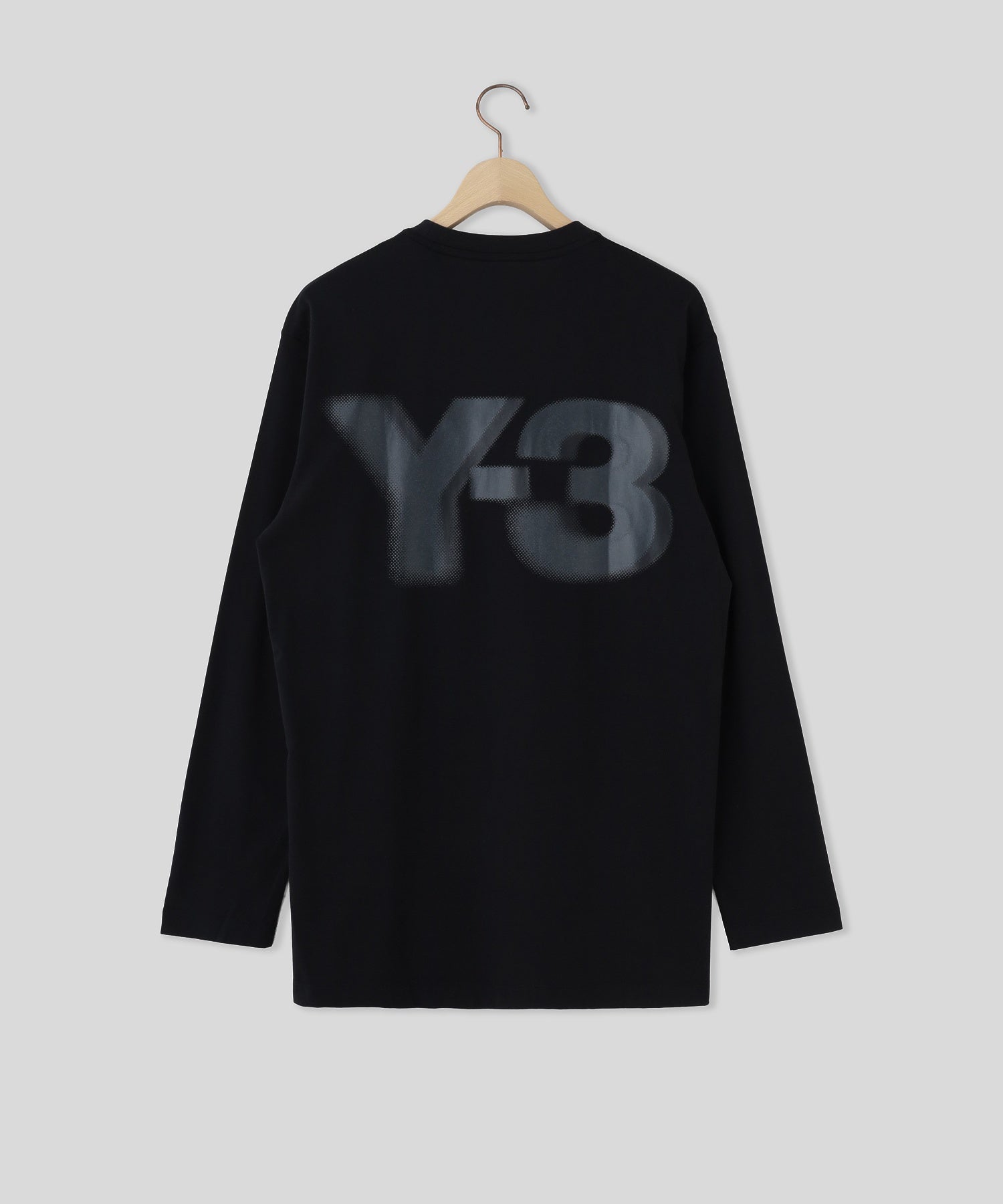Y-3/ワイスリー/LOGO LS TEE BLACK JE9280