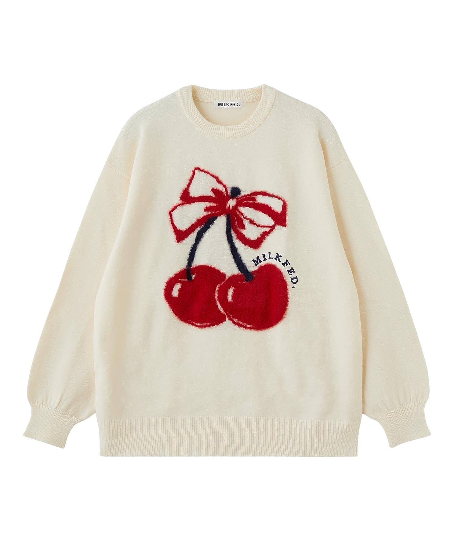 CHERRY LOGO KNIT TOP