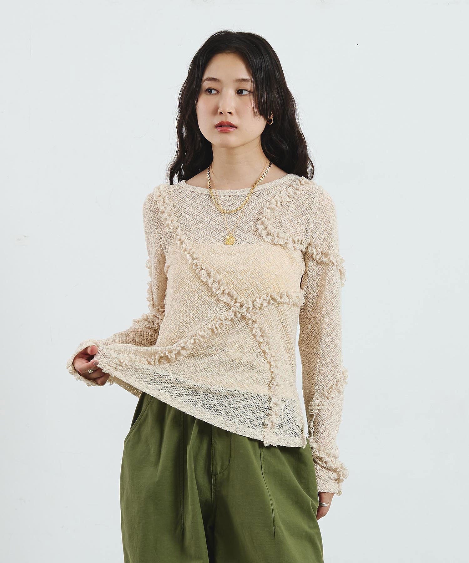 model:164cm 着用サイズ:ONE SIZE