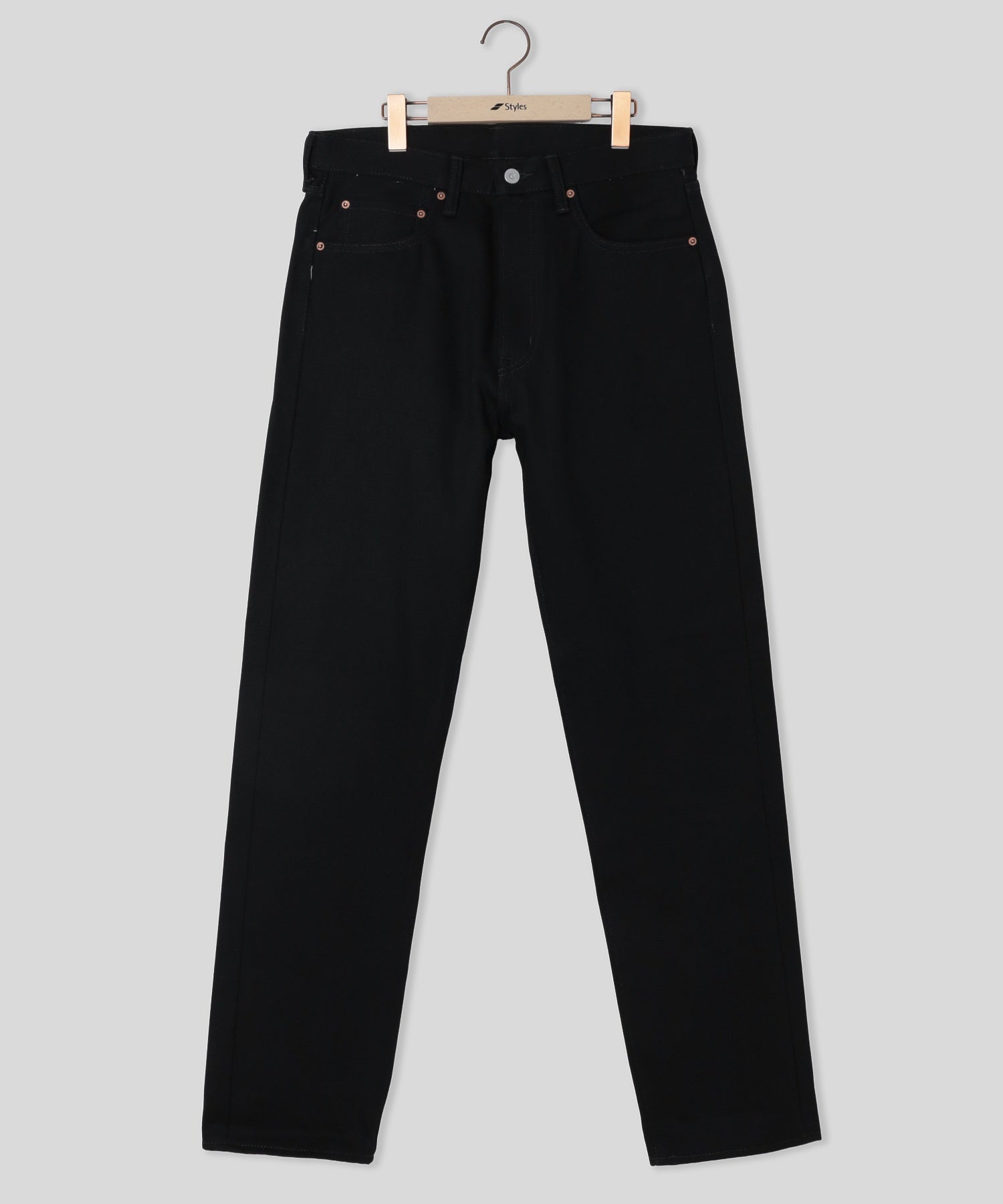【別注】Styles CRC/コットンリサーチクラブ/EX SELVAGE BLACK DENIM JEANS JPC-11