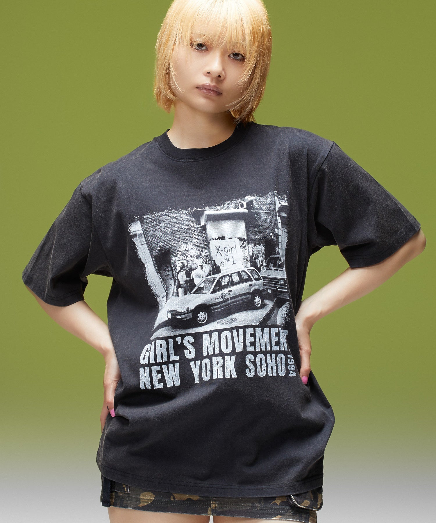 X-GIRL NYC PHOTO S/S TEE