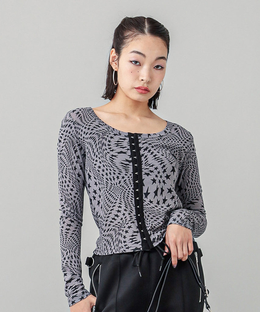 DISTORTED STARS COMAPCT CARDIGAN – calif（カリフ）公式サイト