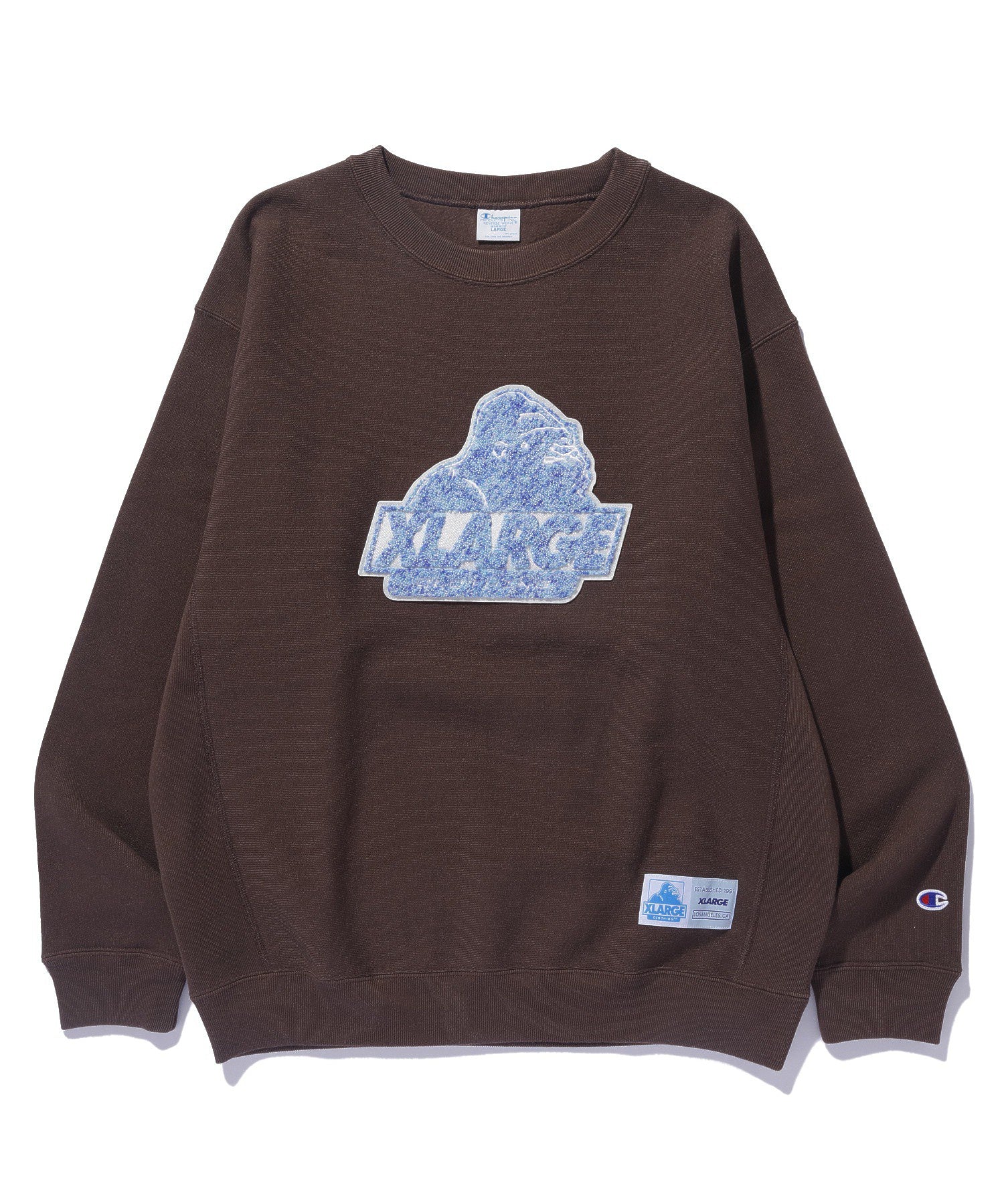 XLARGE×Champion REVERSE WEAVE CREWNECK SWEAT SHIRT