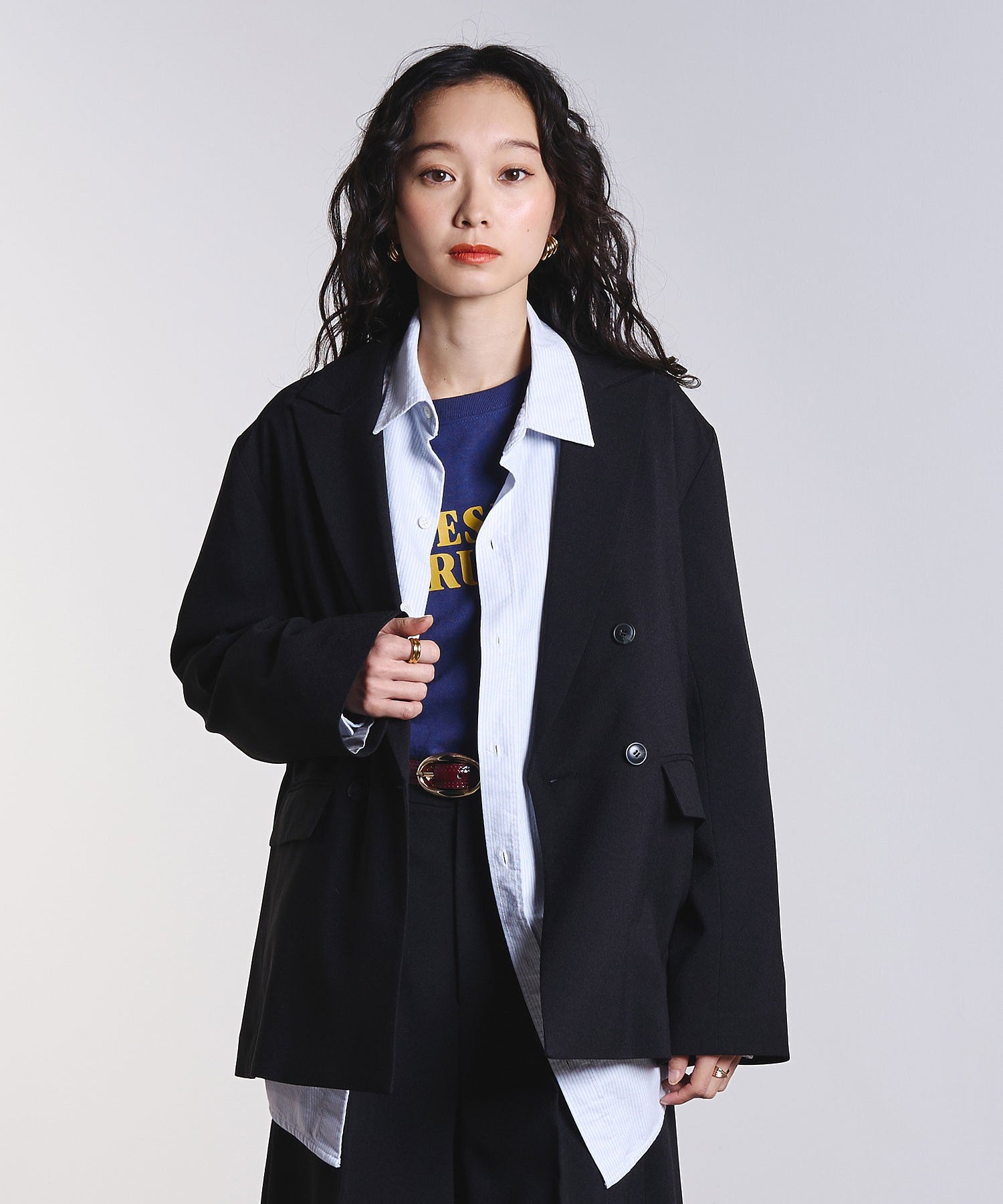 model:161cm 着用サイズ:S