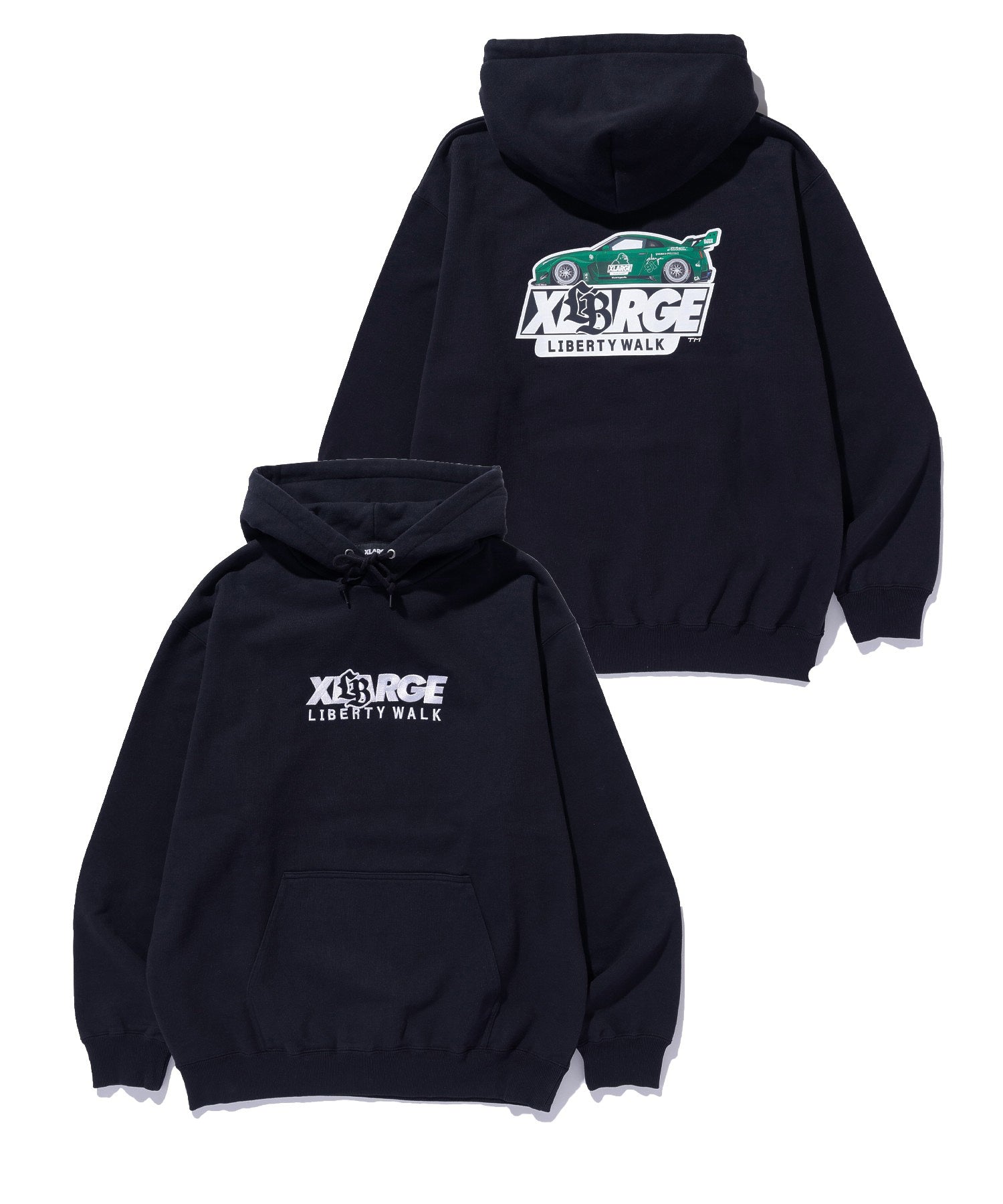 XLARGE×LIBERTY WALK HOODED SWEATSHIRTS
