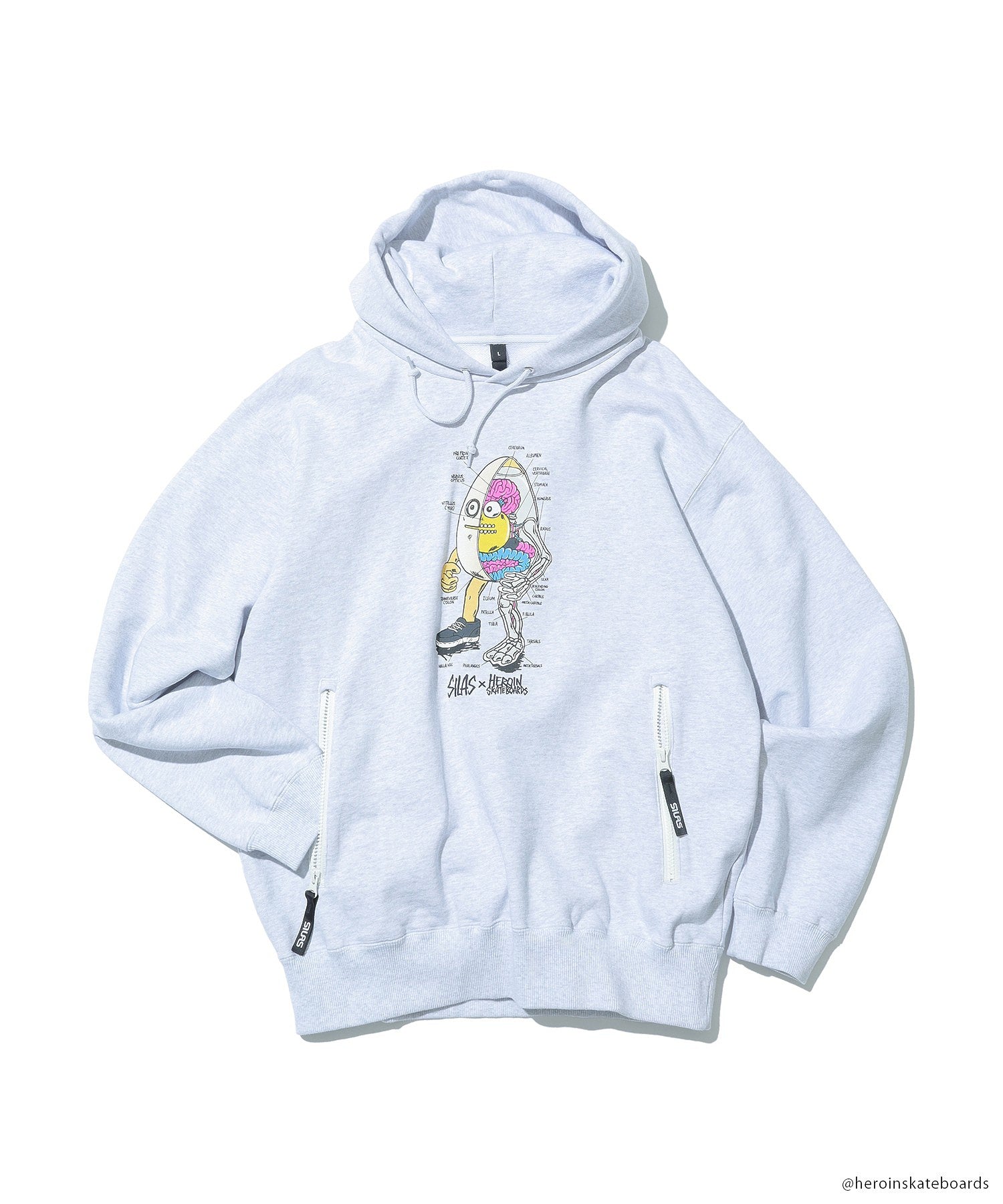 SILAS×HEROIN HOODIE