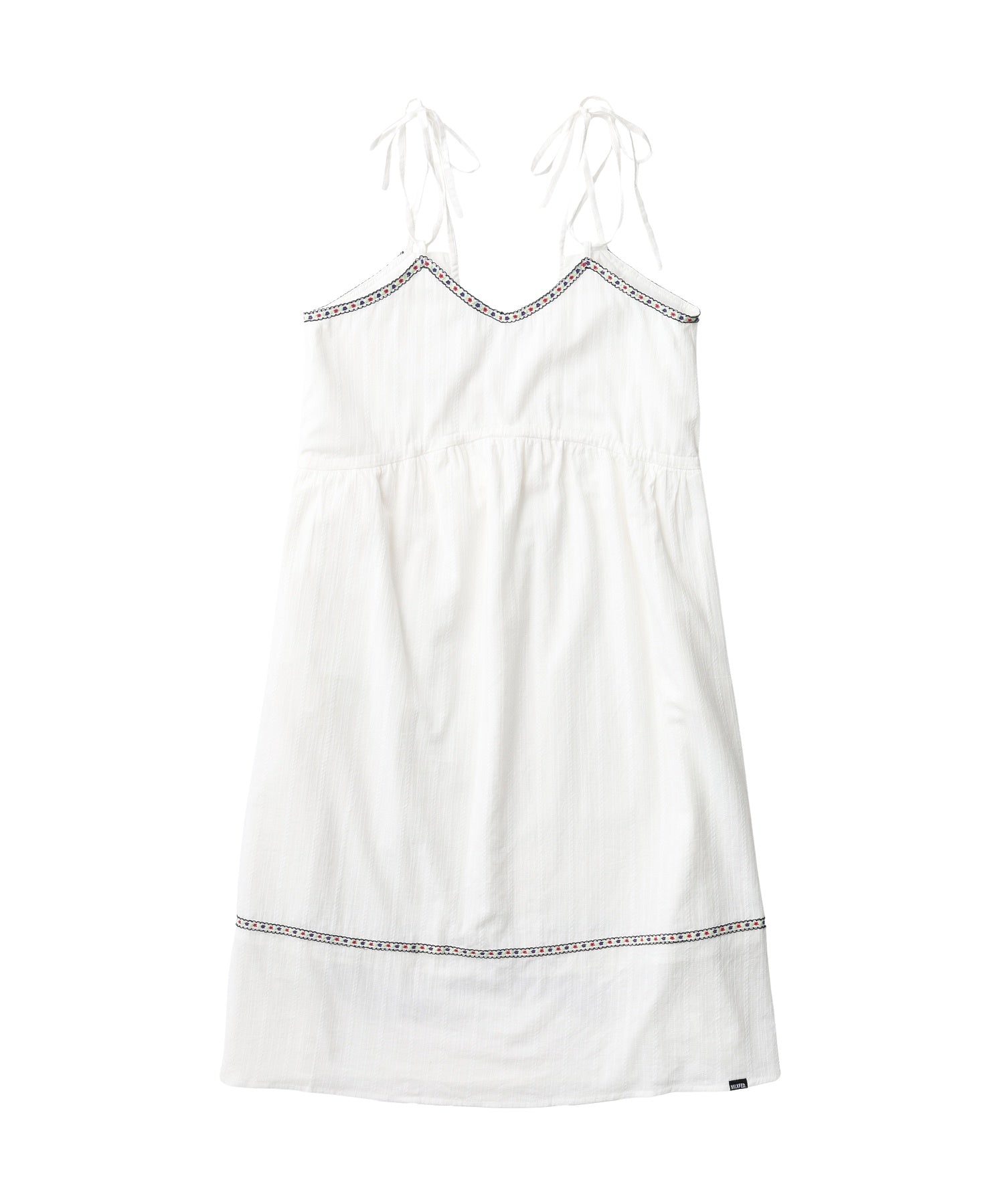 TYROLEAN TAPE CAMI DRESS