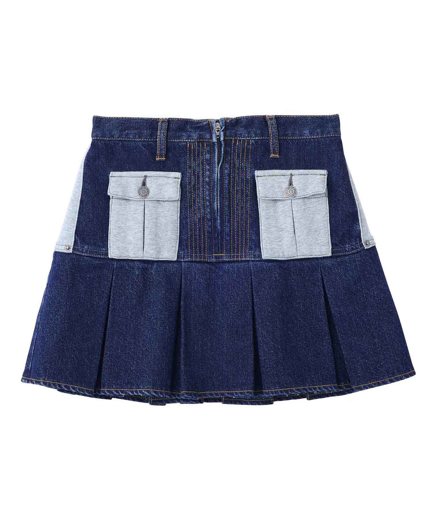 JERSEY WOVEN MINI SKIRT X-girl