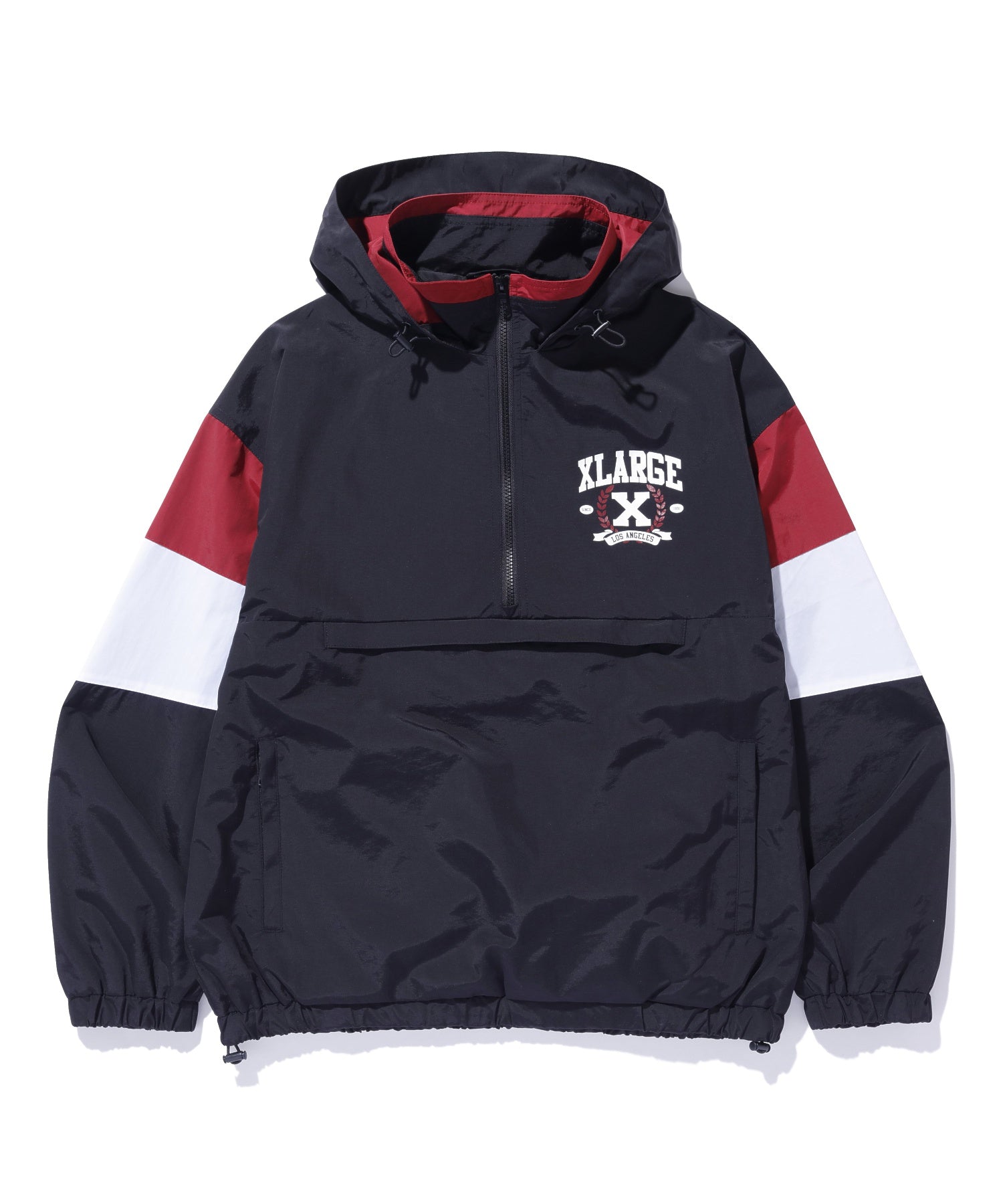 XLARGE｜BACKSIDE SLANTED OG ZIP HOODED SWEAT パーカー XLARGE