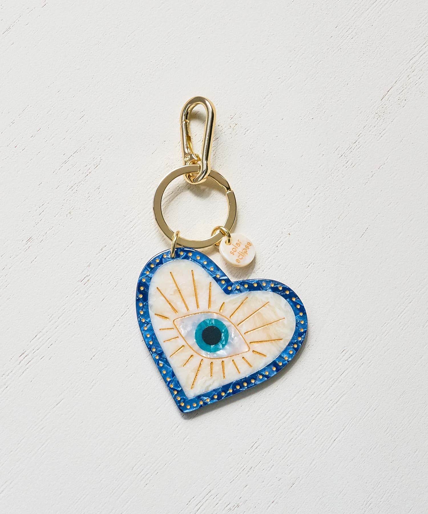 SOLAR ECLIPSE/HAND-PAINTED BAG CHARM