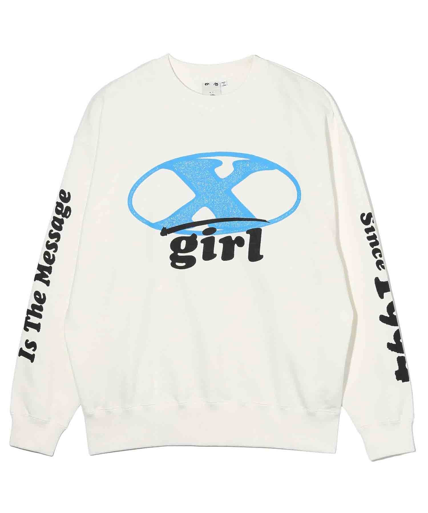 OVAL X LOGO SWEAT TOP X-girl