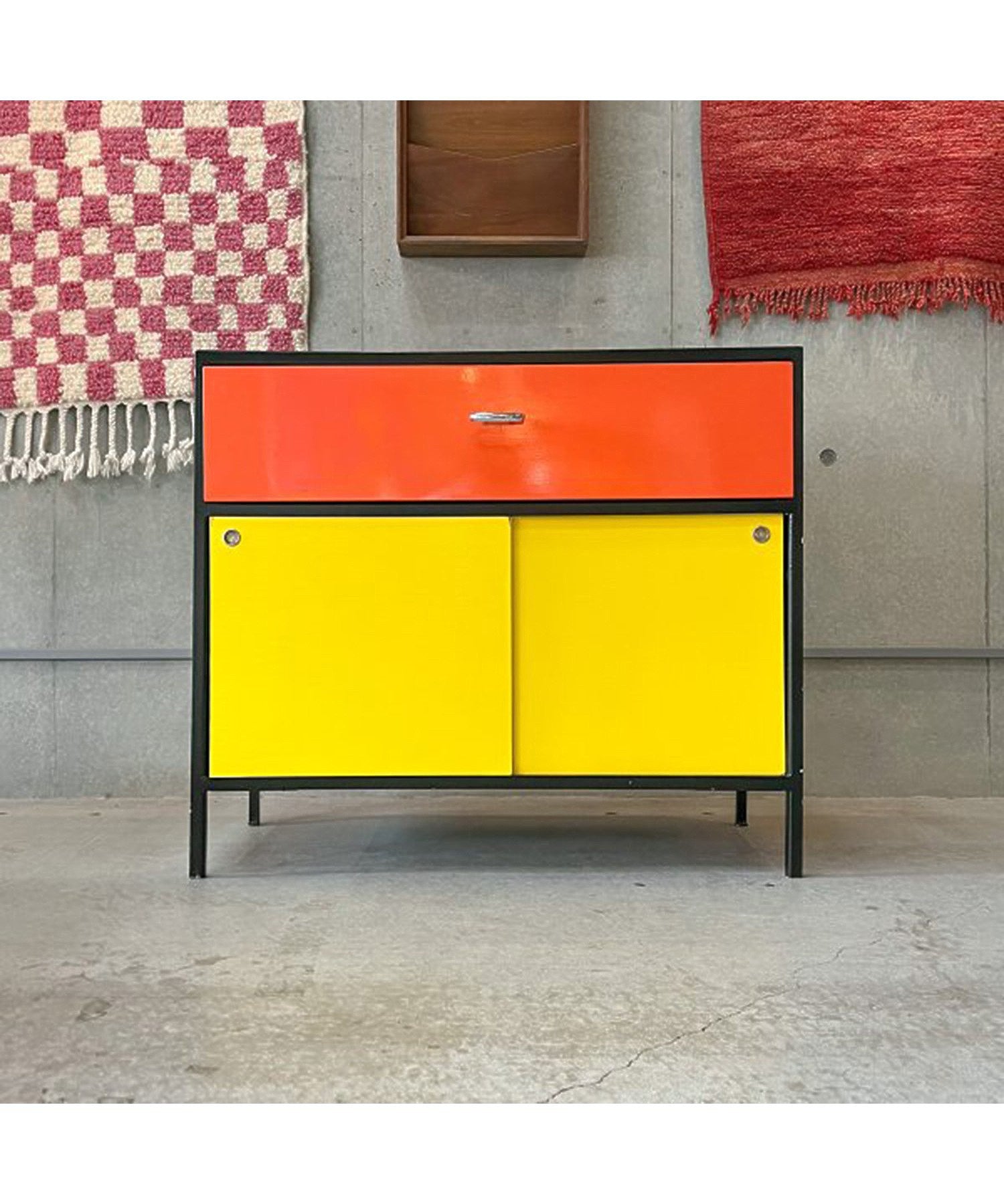 HermanMiller Steel Frame Cabinet / George Nelson