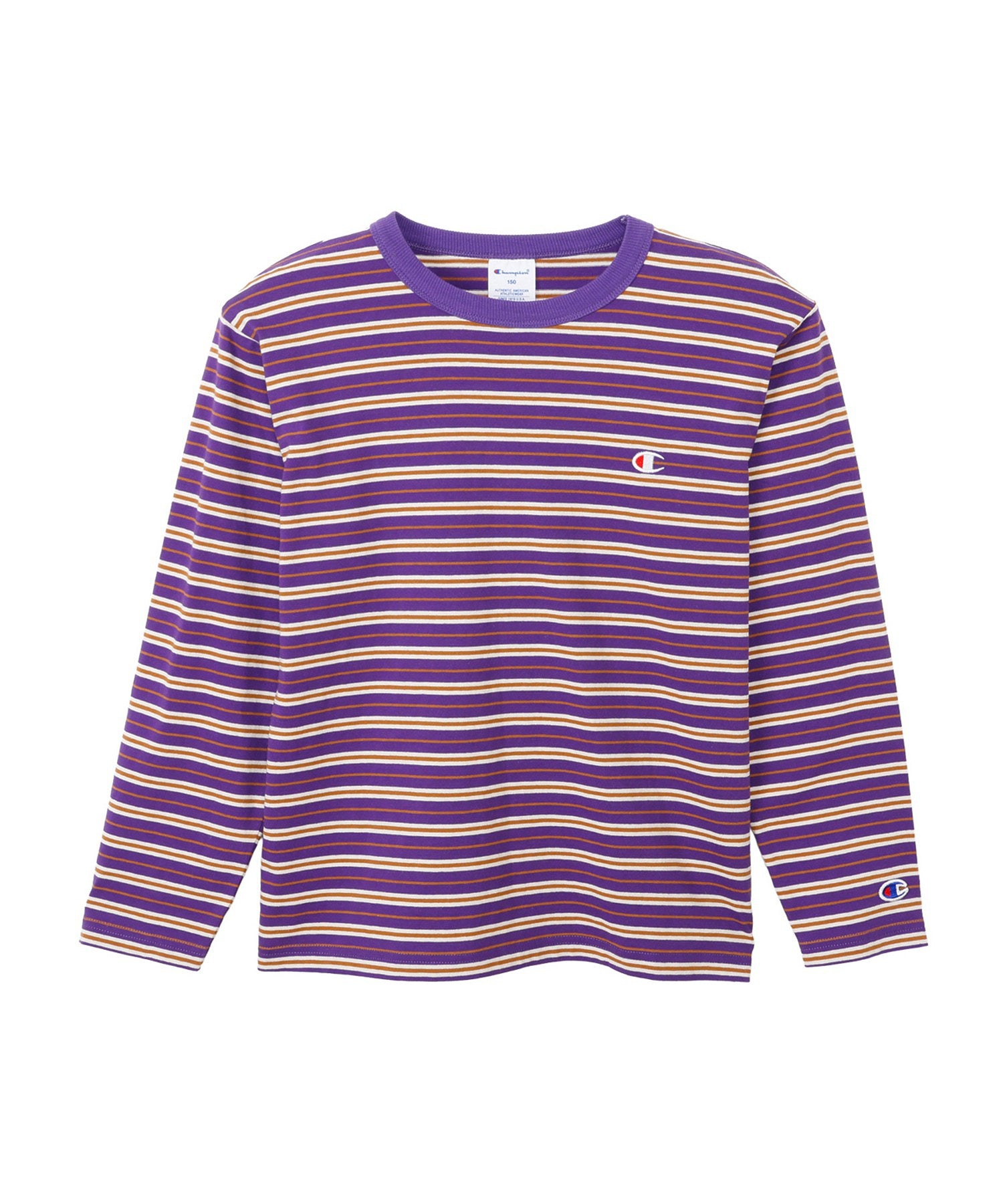 【Champion® KIDS】BORDER LONG SLEEVE T-SHIRT