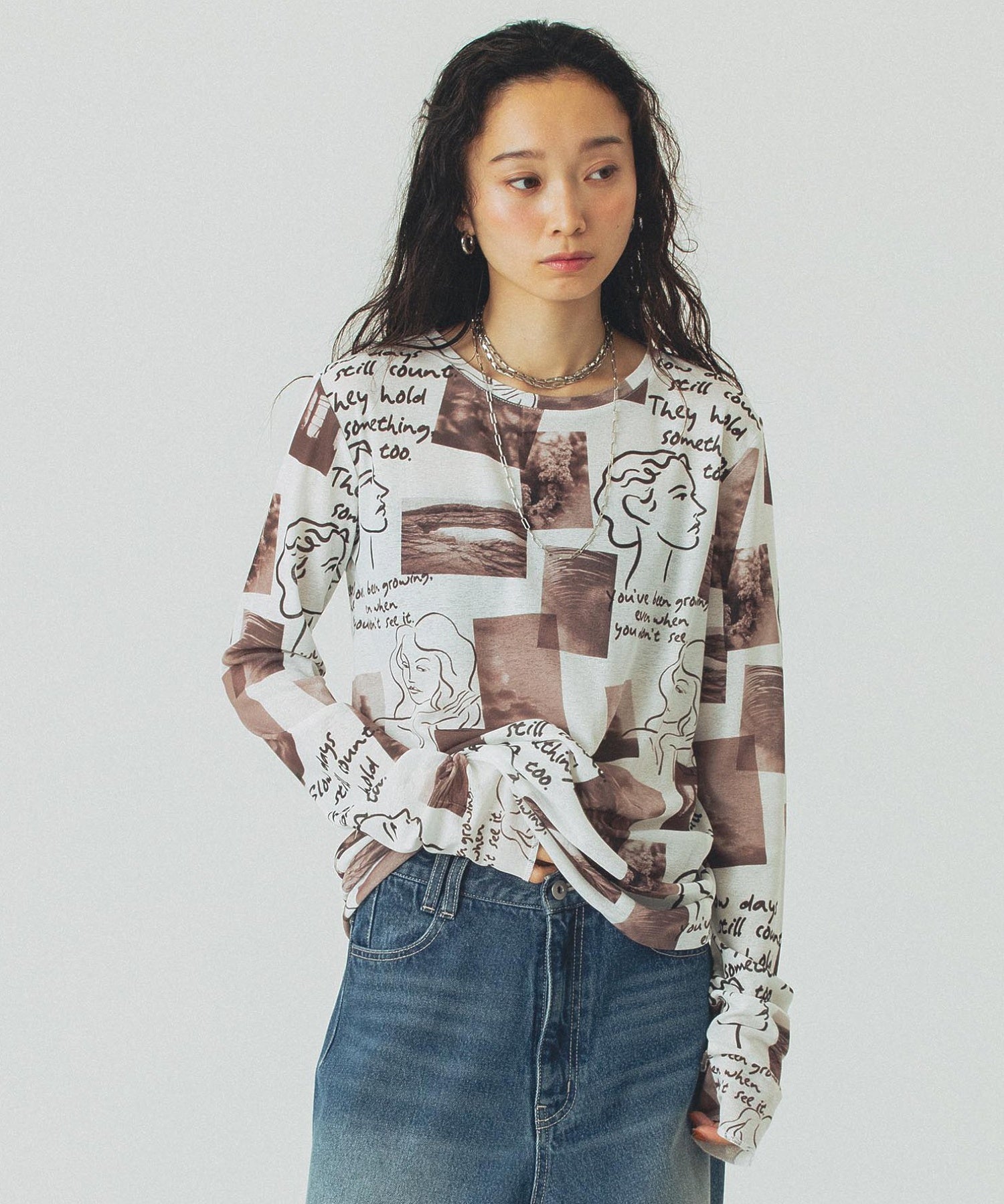 ART PRINT L/S TEE
