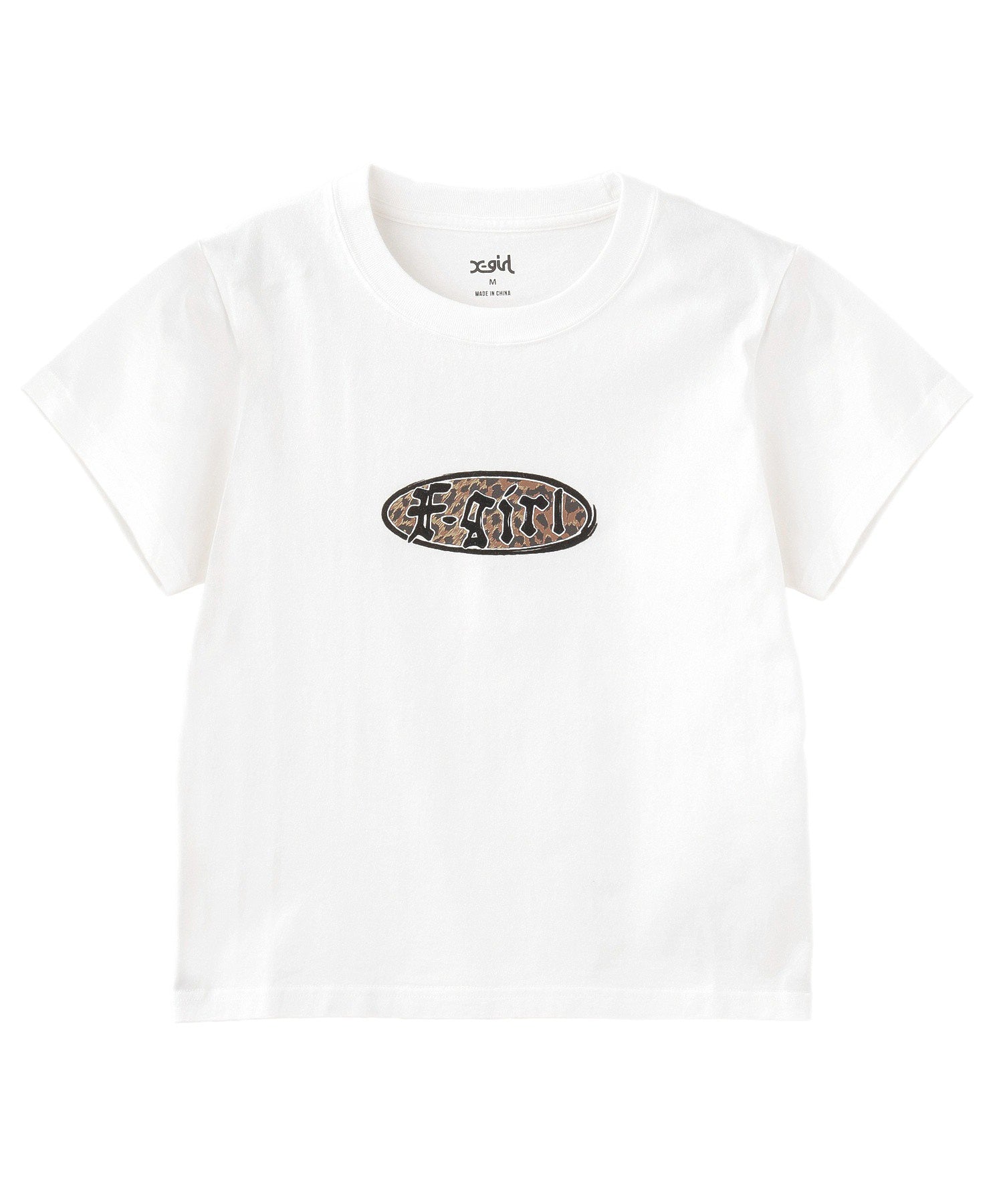 LEOPARD OVAL LOGO S/S BABY TEE