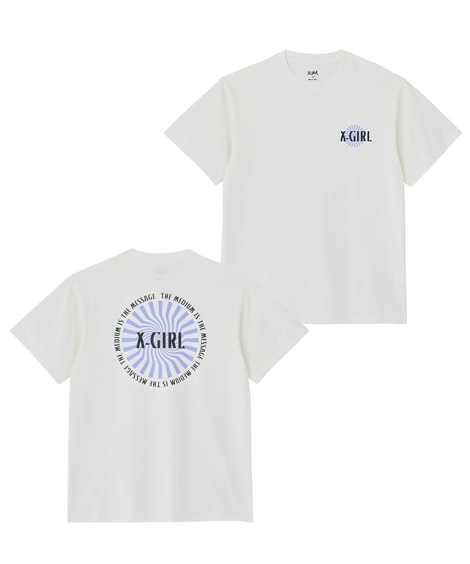 SPIRAL LOGO S/S TEE X-girl