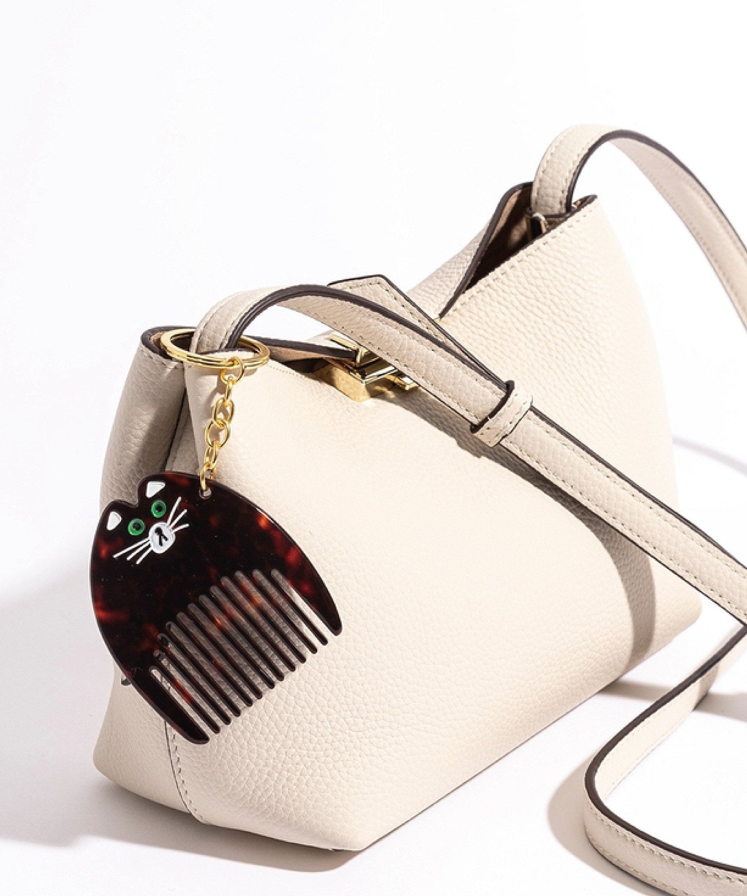 TRESSE/LE PEIGNE CHAT KEYRING