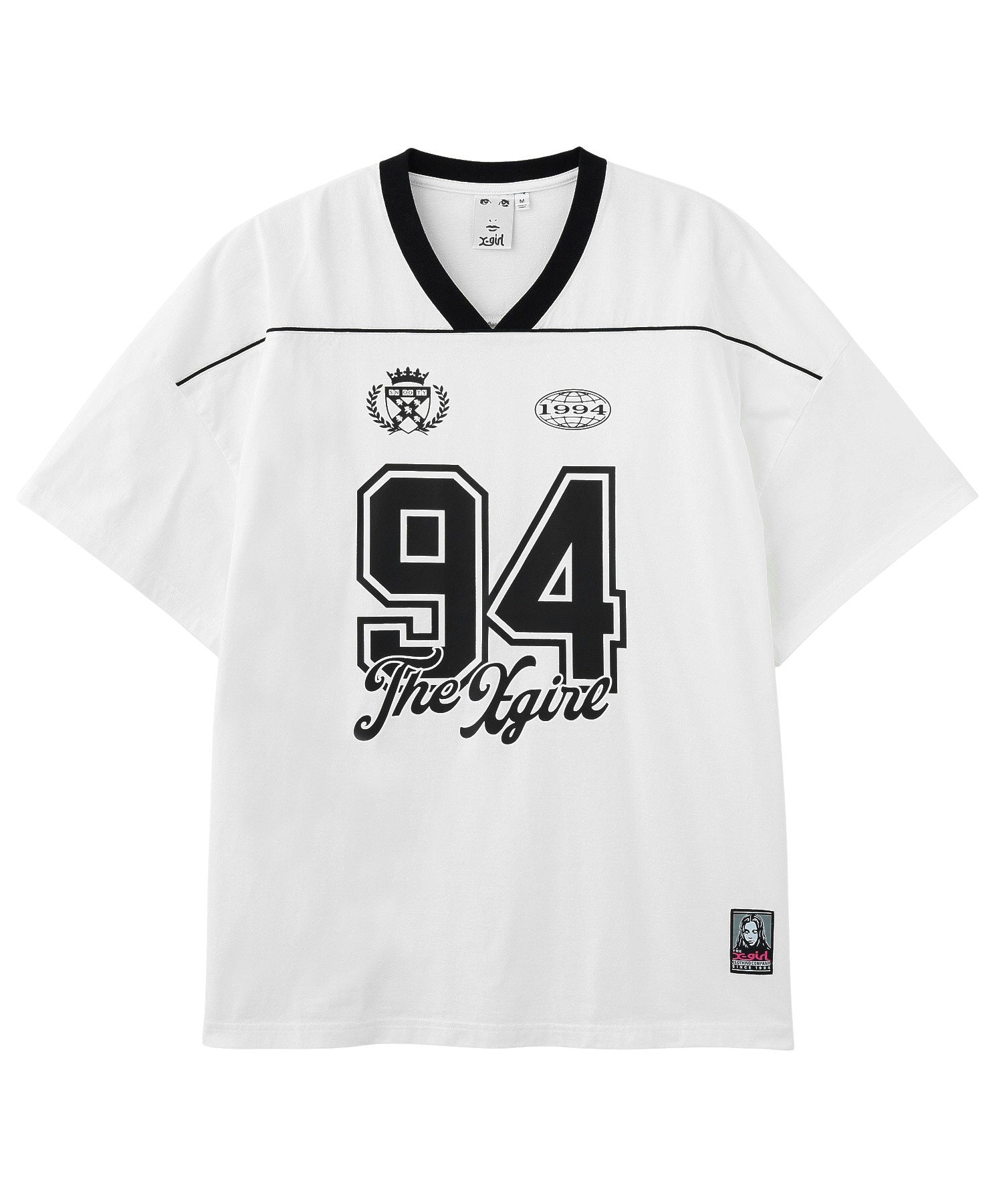 FACE LABEL NUMBER BIG TEE DRESS