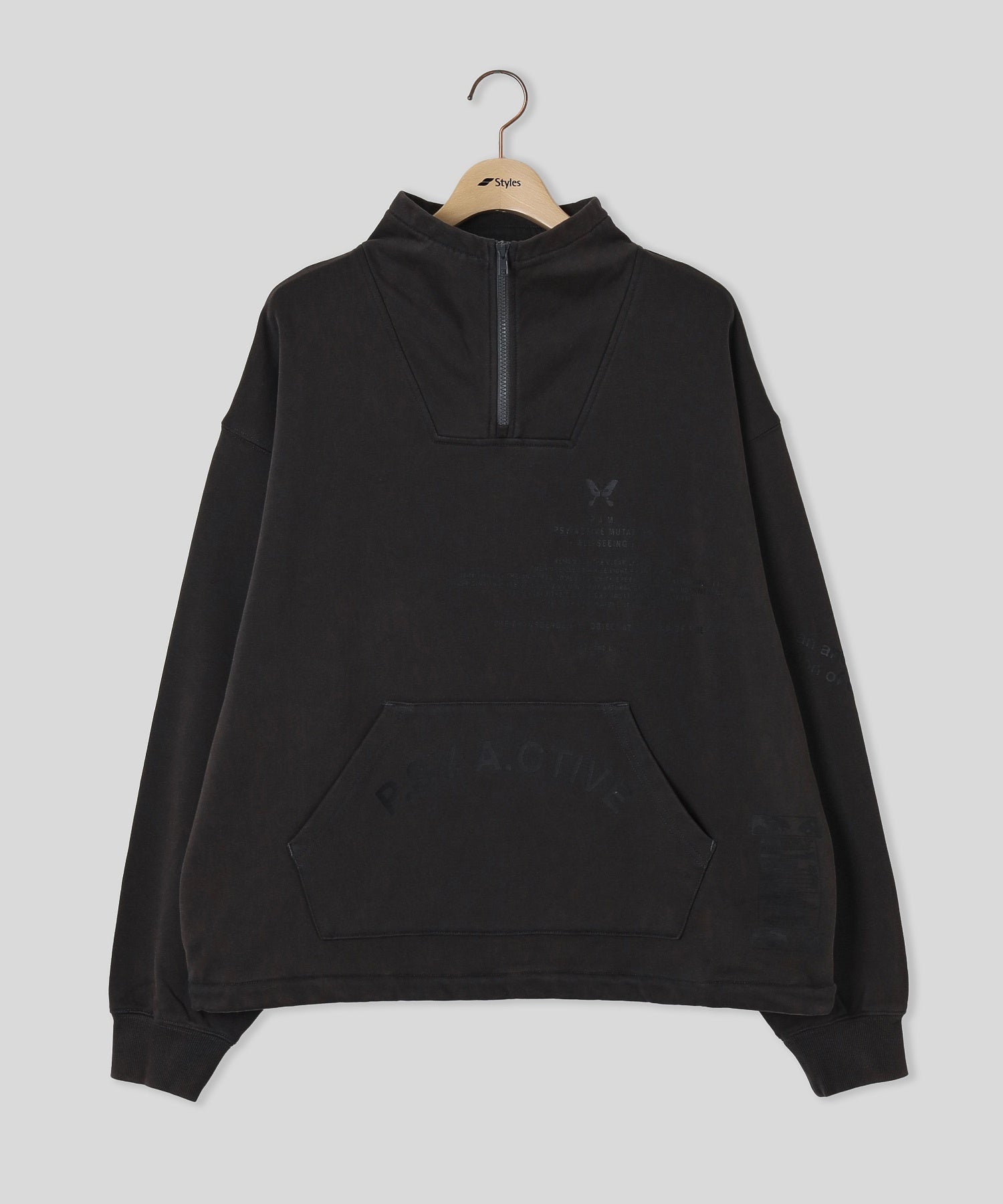 PERKS AND MINI/パークスアンドミニ/MUTATION FUNNEL NECK SWEAT 3887