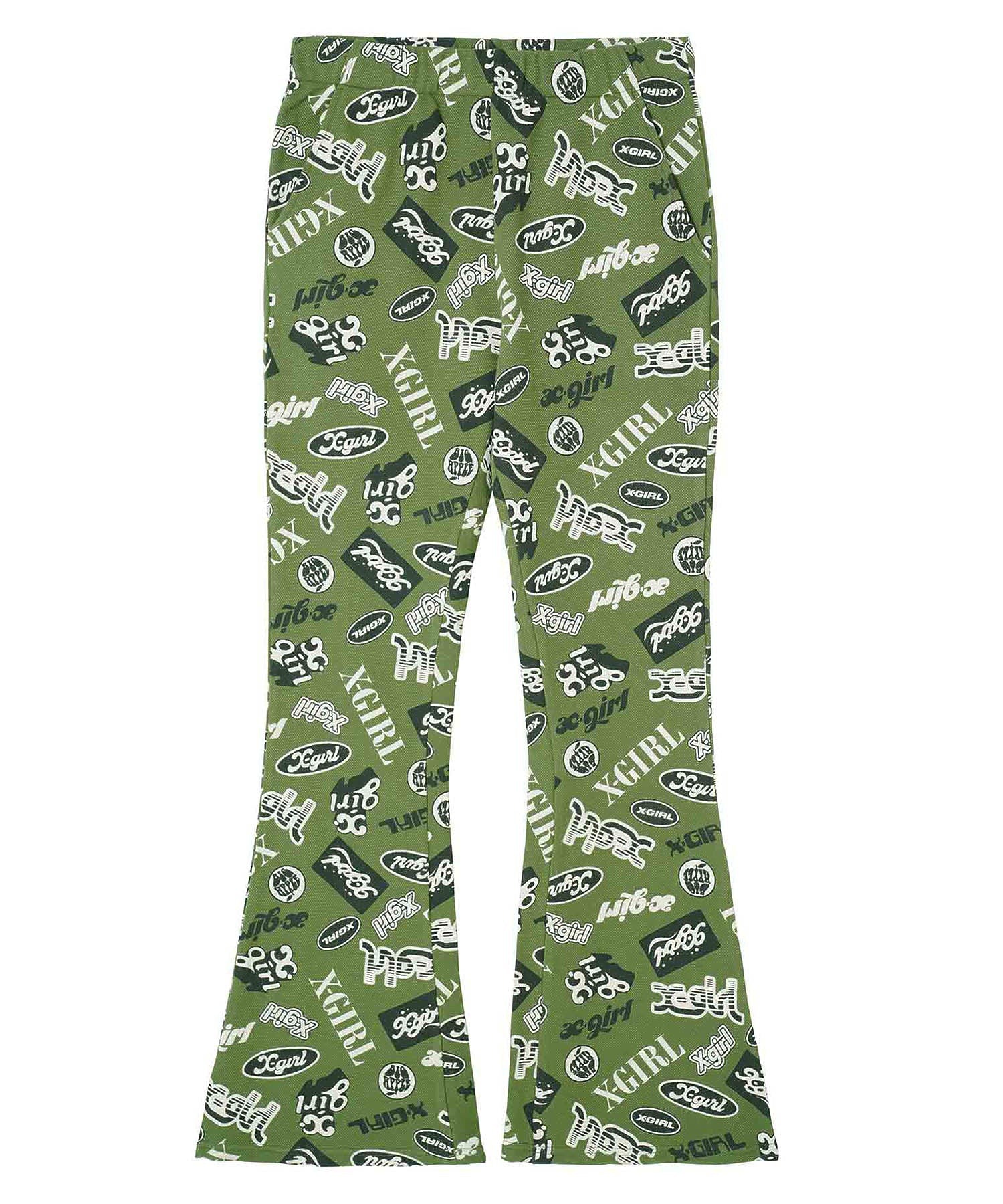 ALL OVER PRINT FLARE PANTS X-girl