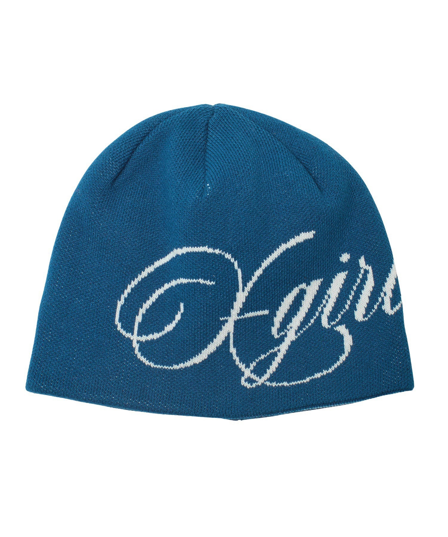 LOGO AND HAZY PATTERN REVERSIBLE BEANIE