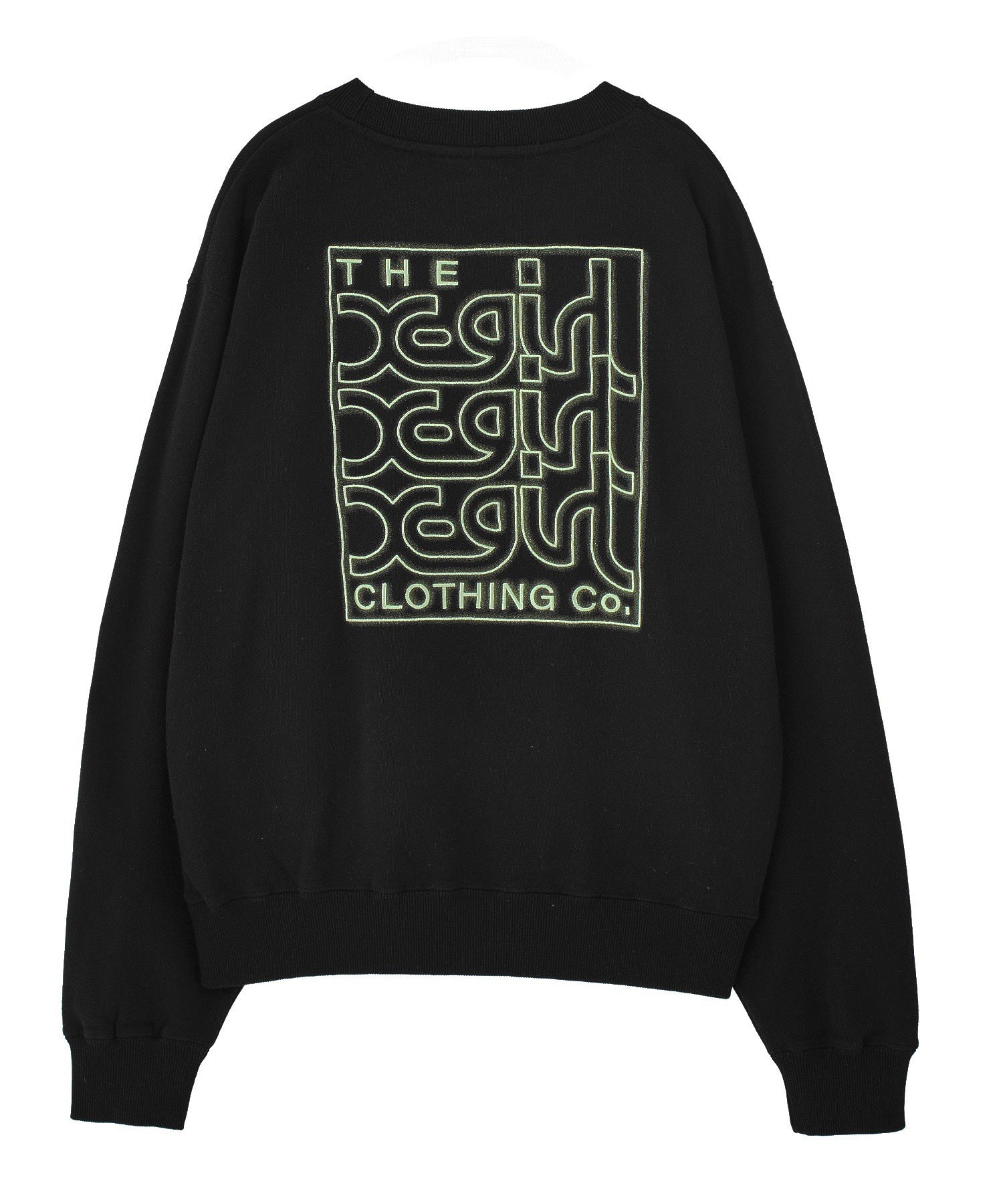 NEON BOX EMBROIDERED LOGO SWEAT TOP