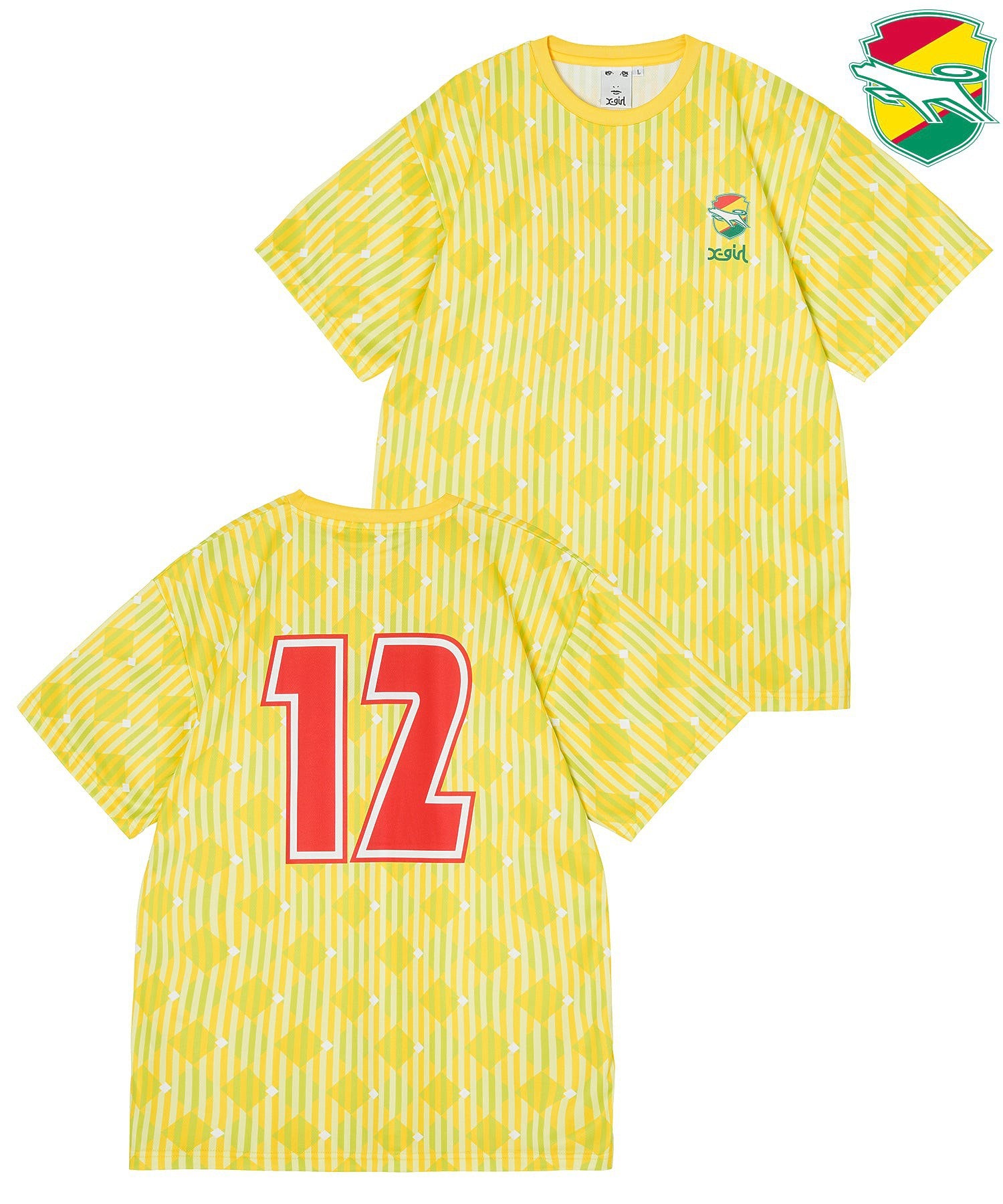 WEリーグ|JEF ICL UNIFORM SS TEE/ジェフユナイテッド市原・千葉レディース/JEF UNITED ユニフォーム柄Tシャツ