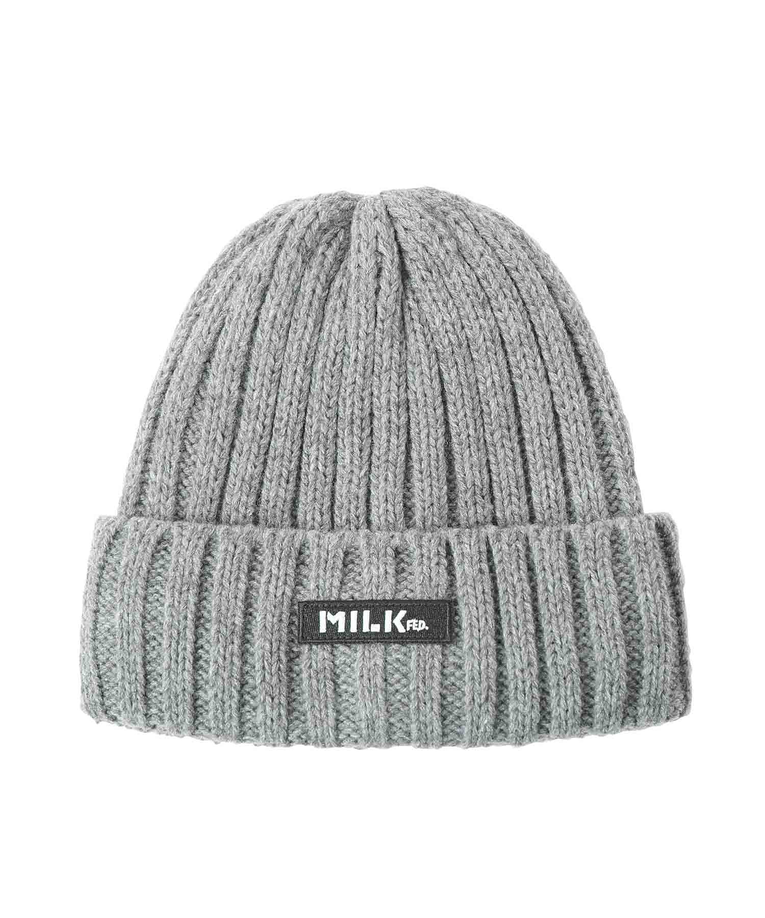 LOGO KNIT CAP MILKFED.